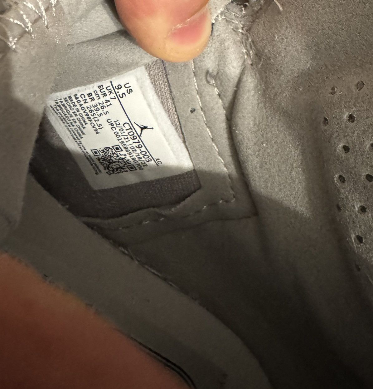 Jordan Brand Jordan 1 Zoom Air CMFT Grey Fog Size US 9.5 / IT 39.5 - 10 Thumbnail