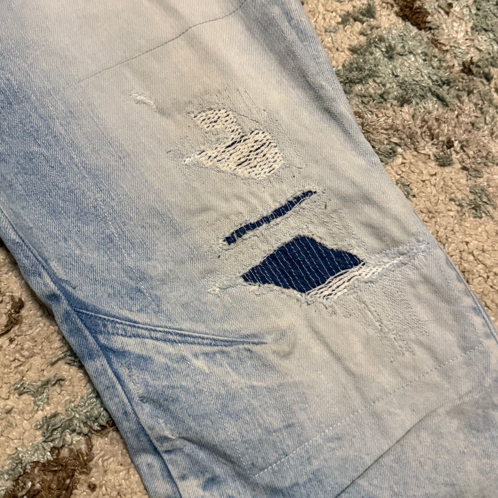 G-Star G Star Raw Arc 3D Tapered Restored Jeans 32x32 Patchwork Size US 32 / EU 48 - 8 Thumbnail