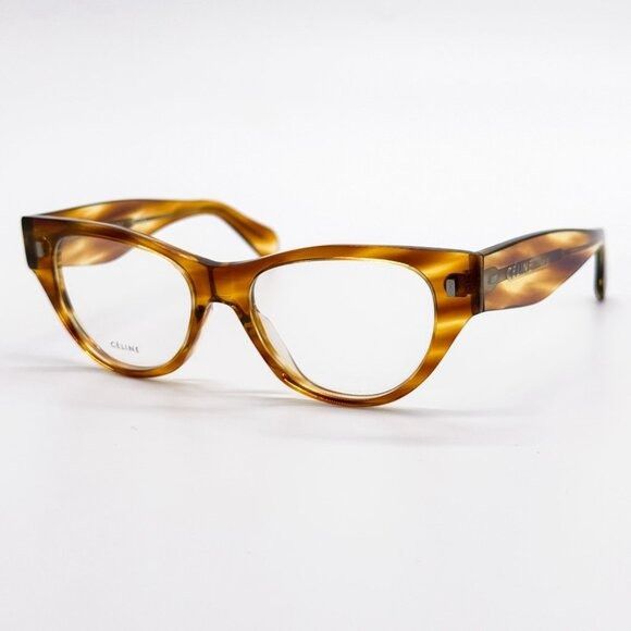 Celine NEW CELINE EYEGLASSES CL50012I 056 HAVANA WOMEN EYEWEAR Size ONE SIZE - 2 Thumbnail