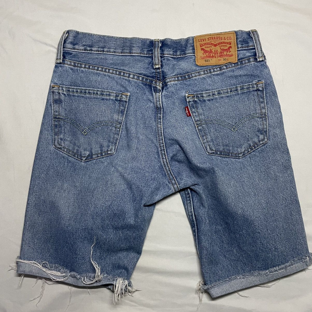Levi's Levi’s Denim Shorts Size US 30 / EU 46 - 2 Thumbnail