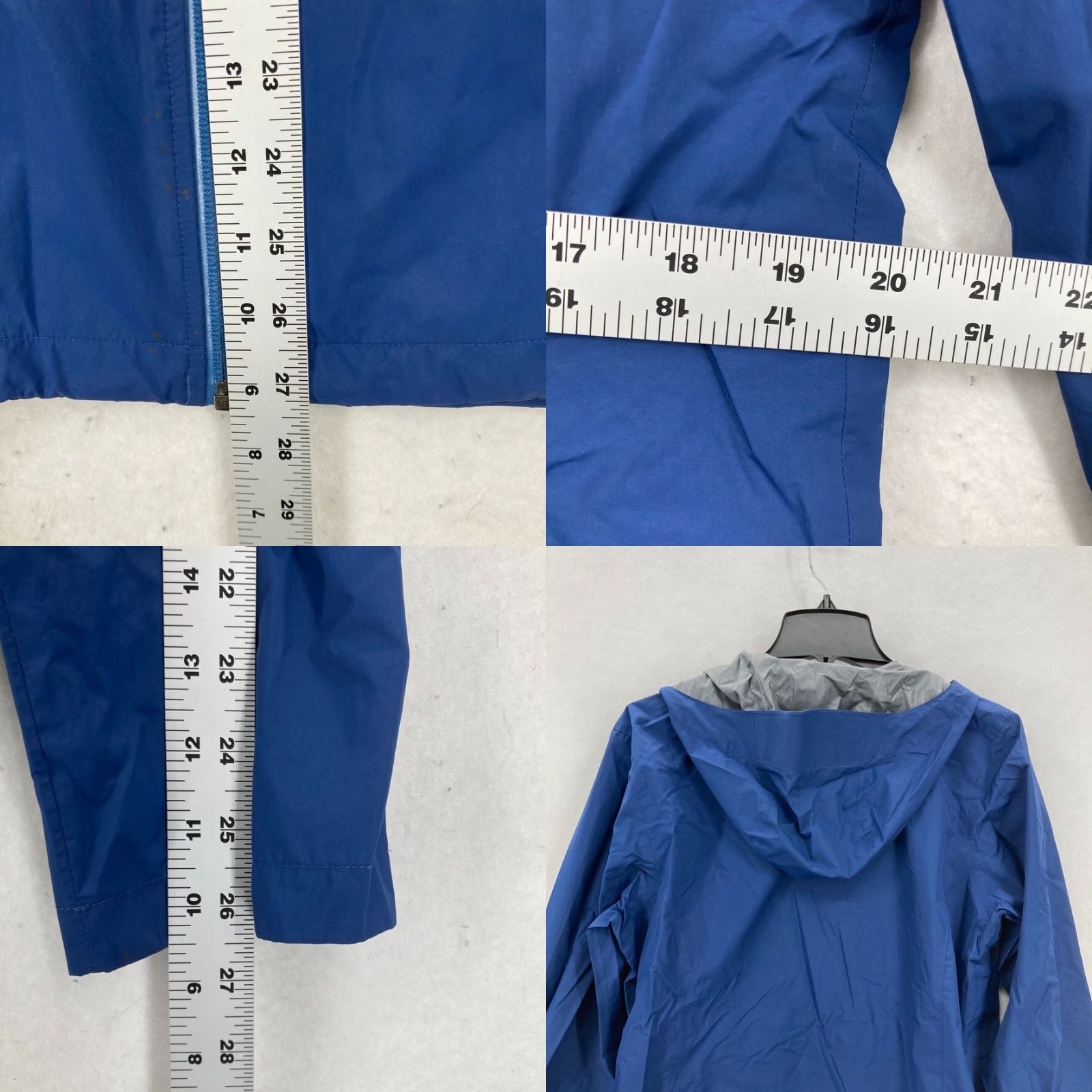Vintage REI Coop Rain Jacket Mens S Blue Nylon Water Resistant Hooded Full Zip Camp Jacket Size US S / EU 44-46 / 1 - 8 Thumbnail