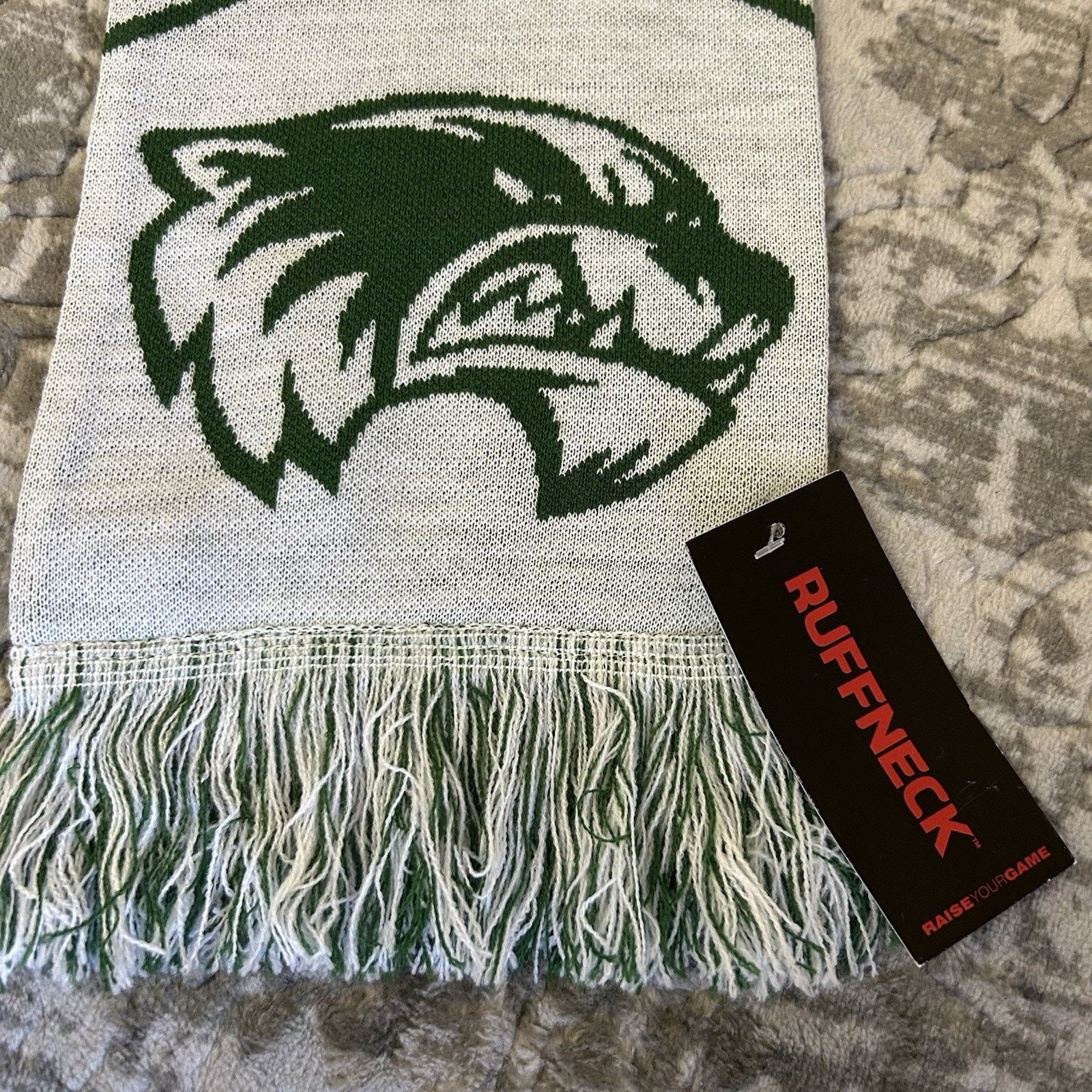 Adidas Utah Valley Wolverines Adidas Ruffneck Scarf Green/White Size ONE SIZE - 5 Thumbnail