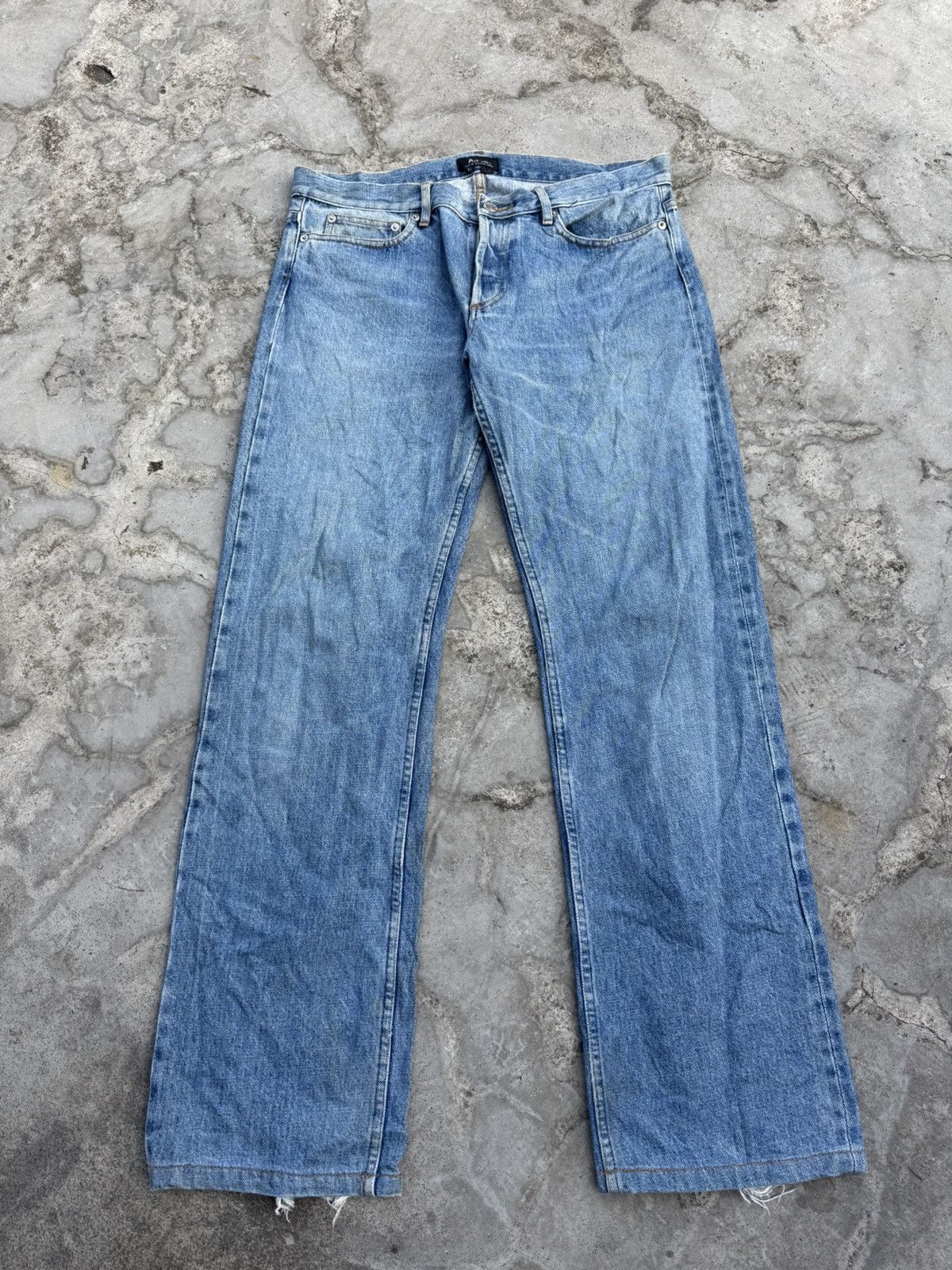 A.P.C. APC Hipster Blue Selvedge Denim Jeans Size US 31 - 1 Thumbnail