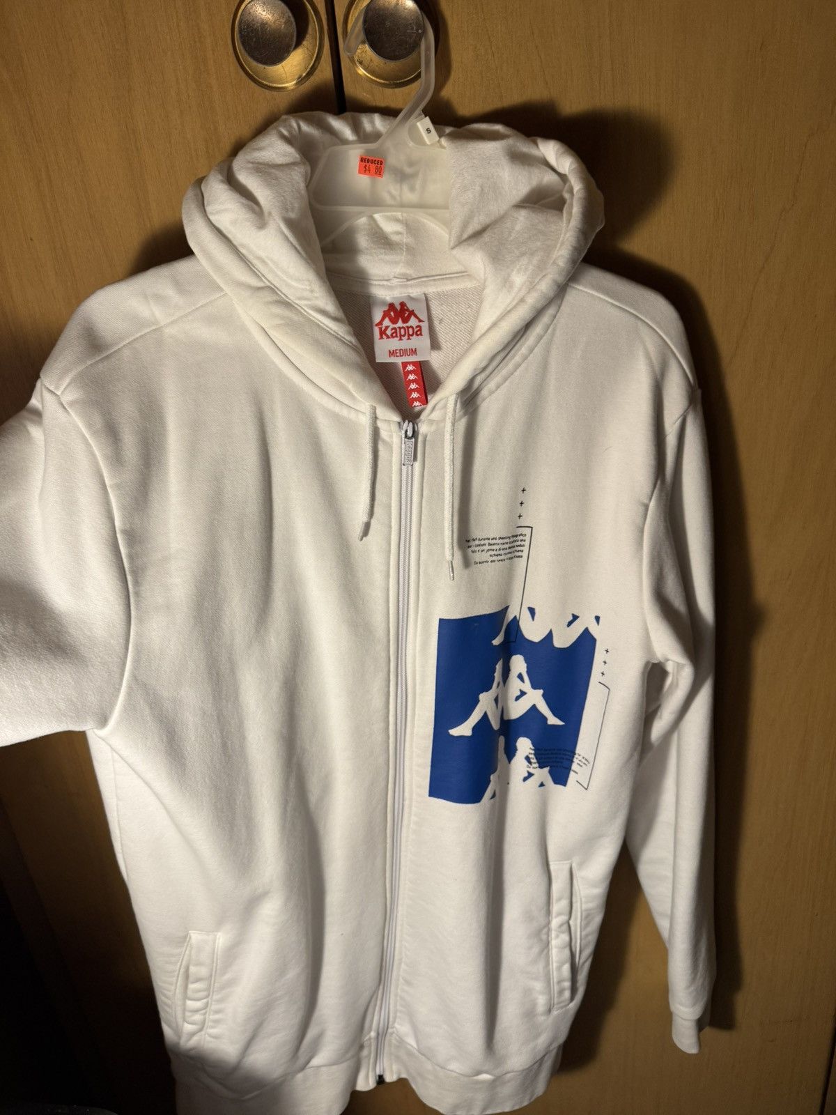 Kappa Kappa White Hoodie Mens-Medium Size US M / EU 48-50 / 2 - 4 Thumbnail
