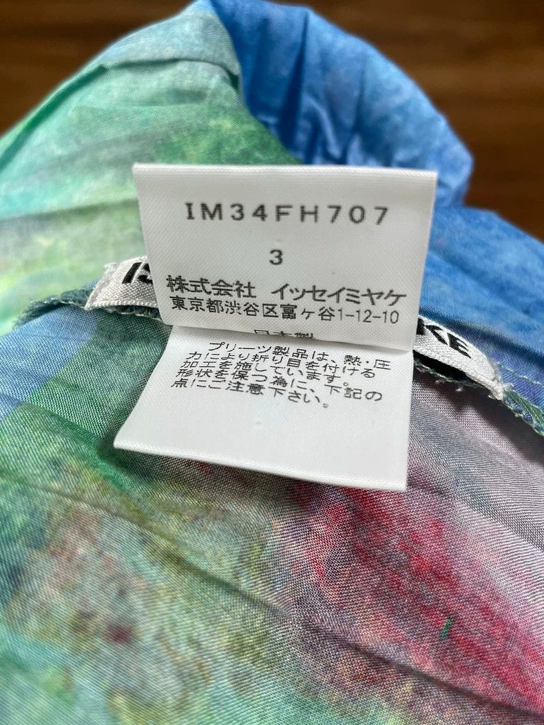 Issey Miyake Issey Miyake size:3 Blue and green main oil painting dress Size S / US 4 / IT 40 - 4 Thumbnail