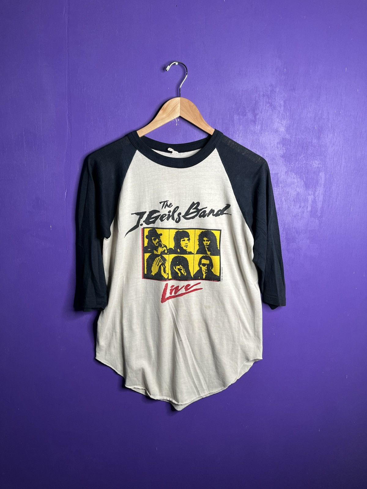Band Tees × Vintage Vintage 1981 J Geils band live tour raglan t-shirt Size US M / EU 48-50 / 2 - 1 Thumbnail