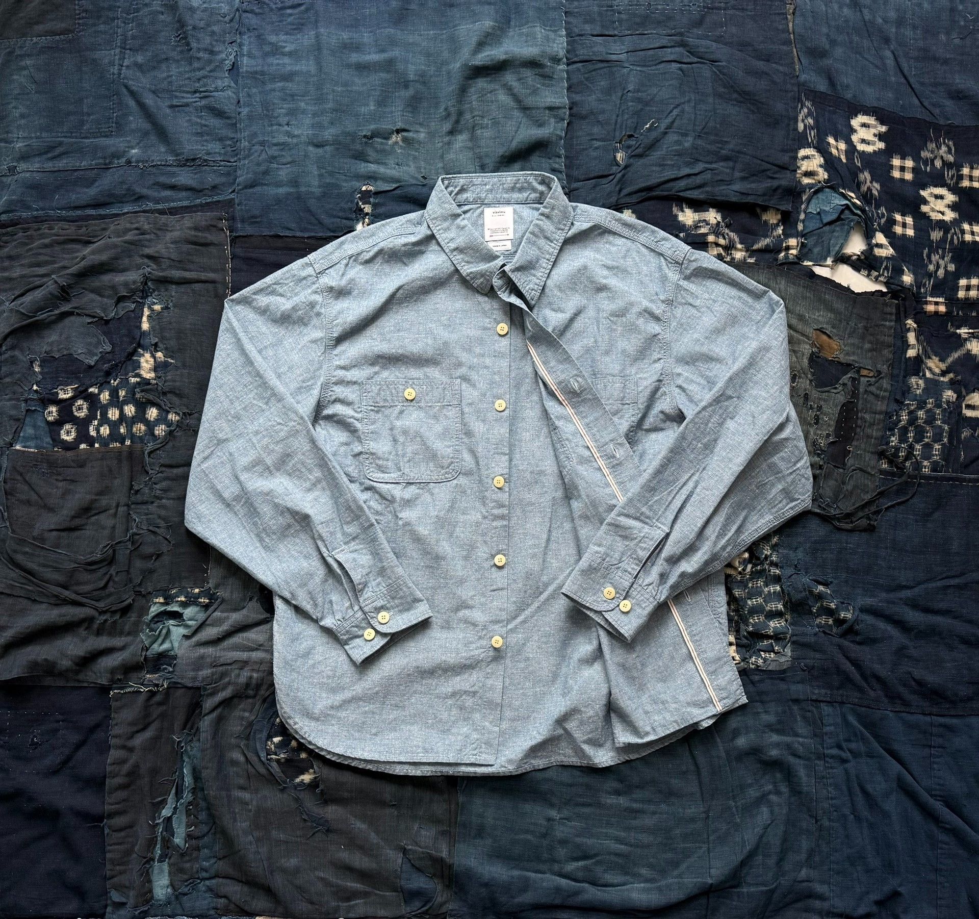 Visvim VISVIM 26SS BRIGGS CHAMBRAY SHIRT Size US L / EU 52-54 / 3 - 2 Thumbnail