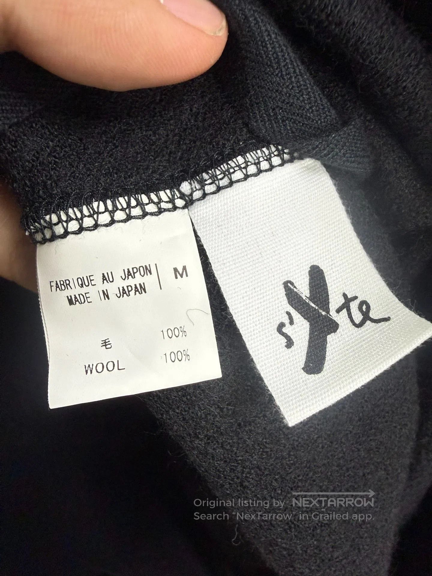 Yohji Yamamoto Yohji Yamamoto S'YTE Wool Scarf Collar Jacket. Size US M / EU 48-50 / 2 - 6 Thumbnail