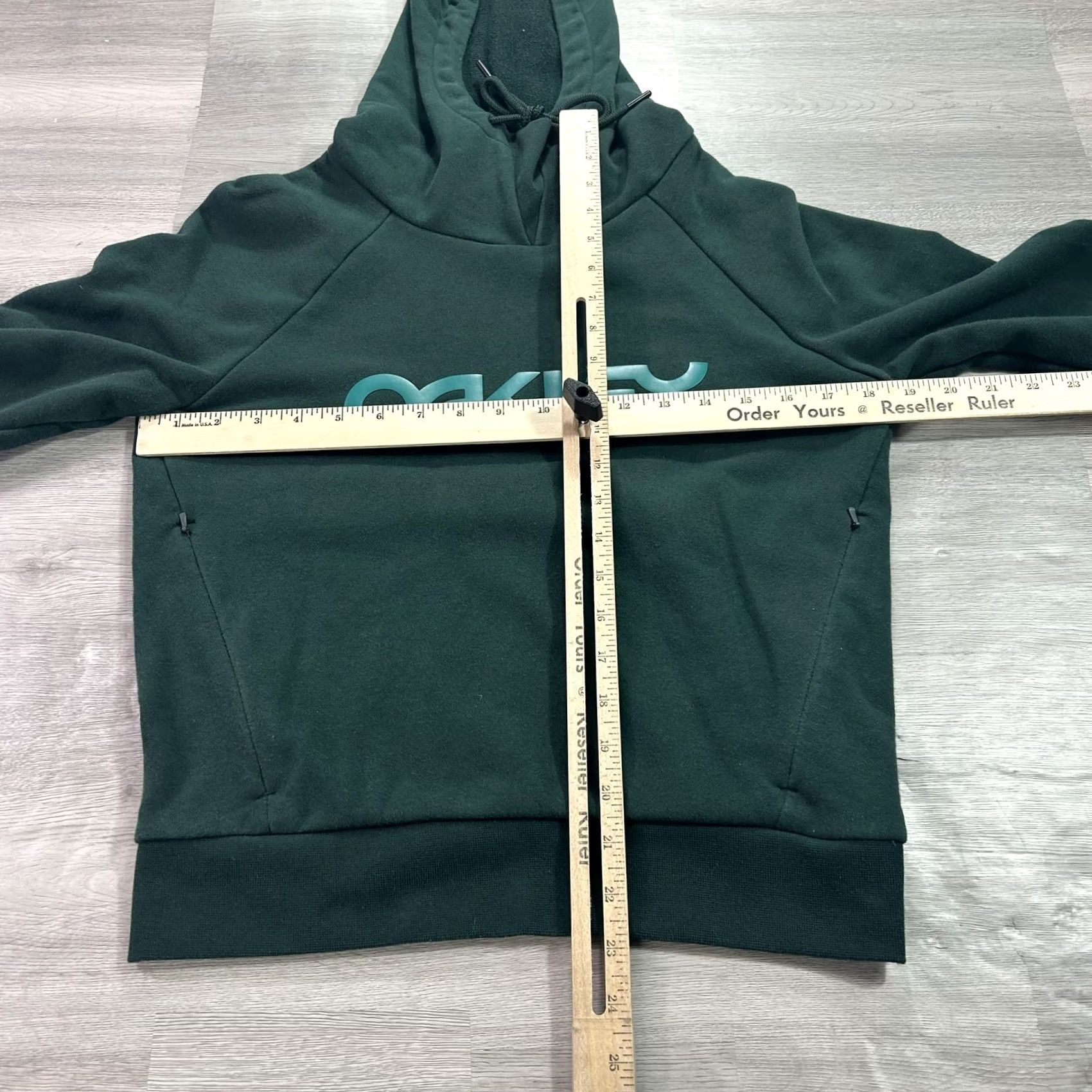 Oakley Oakley Hoodie Womens XS Green Fleece Pullover Sweatshirt Logo Athletic Performance Size XS / US 0-2 / IT 36-38 - 5 Thumbnail