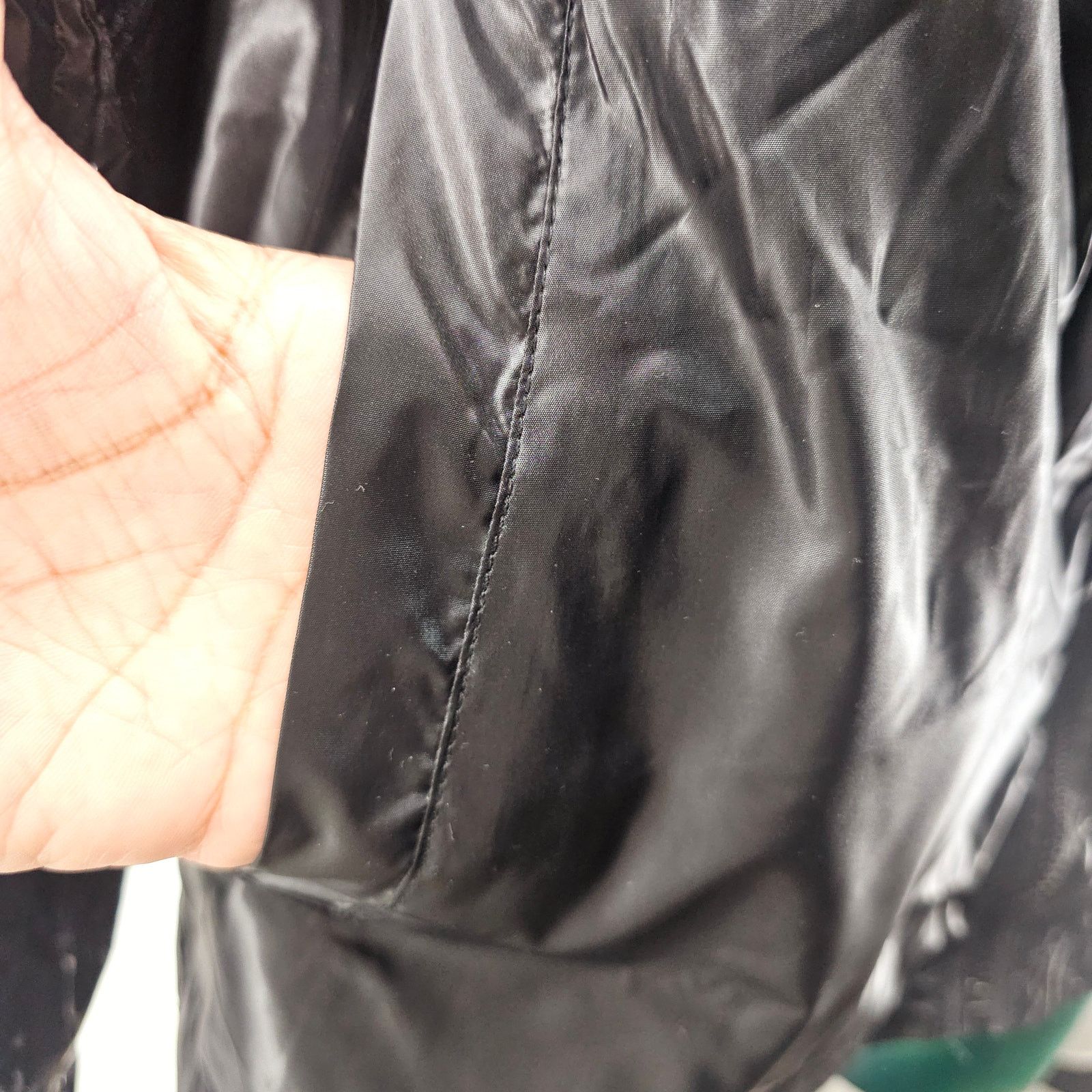 American Stitch NEW American Stitch Black Shine Hooded Zip Jacket L 3377 Size US L / EU 52-54 / 3 - 4 Thumbnail