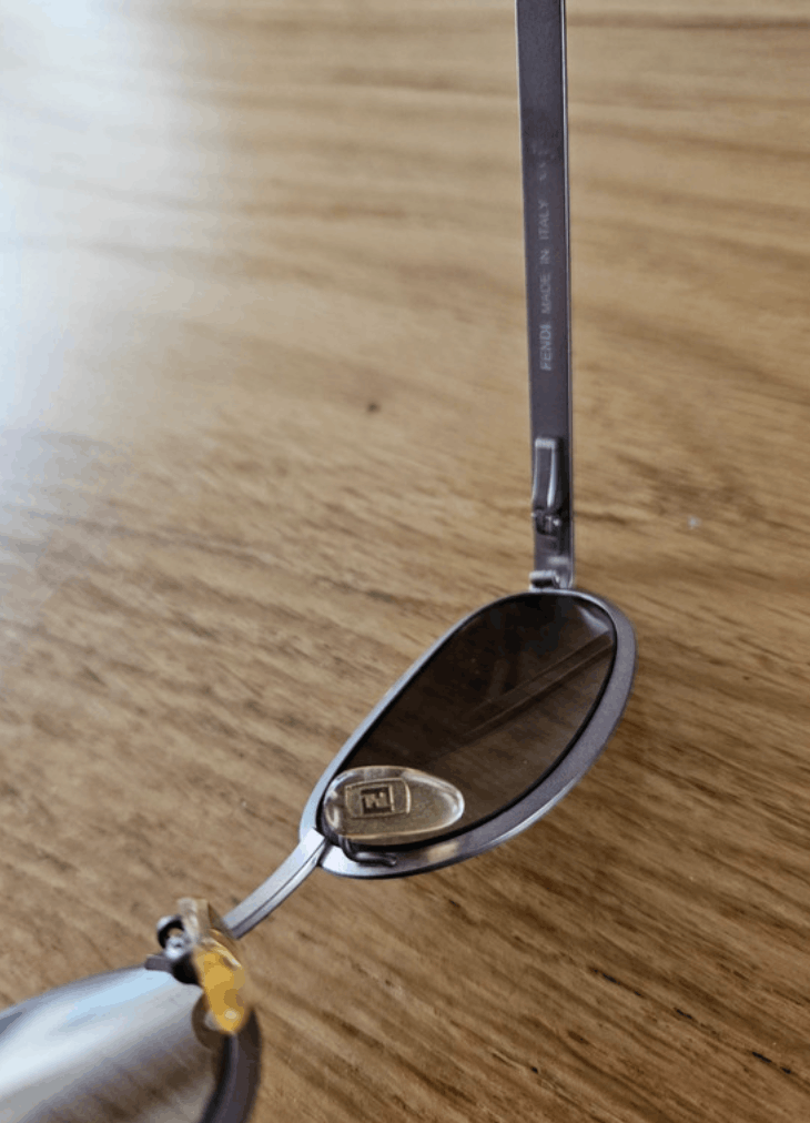 Fendi × Vintage Fendi Sunglasses Vintage Mask 4017 Size ONE SIZE - 7 Thumbnail