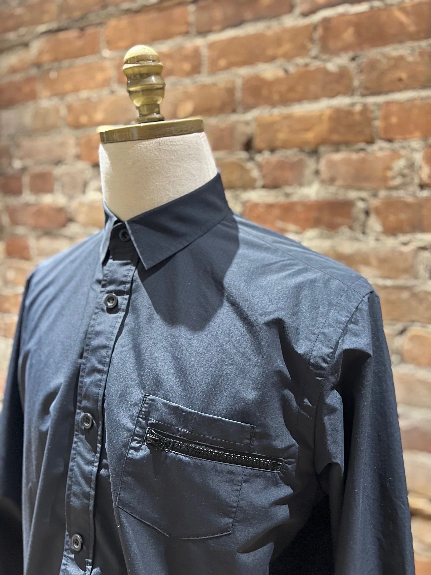 Sacai Sacai Lightweight Shirt Jacket – Navy Ripstop Size US L / EU 52-54 / 3 - 5 Thumbnail