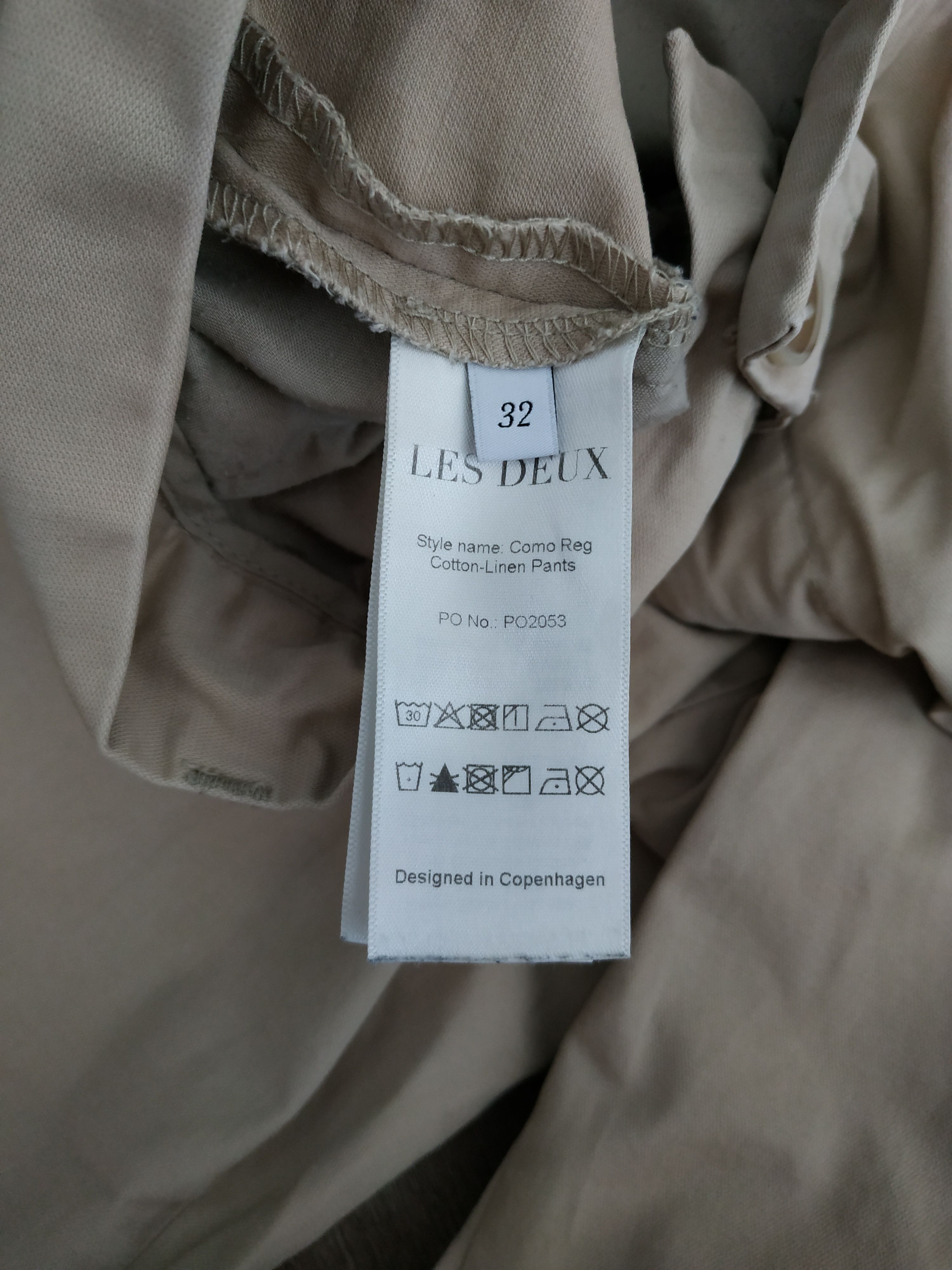 Les Deux Les Deux Men's Chino Cotton-Linen Pants/Trousers, W 32 Size US 32 / EU 48 - 10 Thumbnail