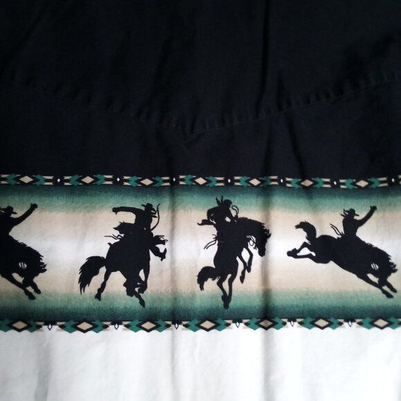 Other Vintage Express Rider Cowboys Horseback Button Shirt Size US L / EU 52-54 / 3 - 6 Thumbnail