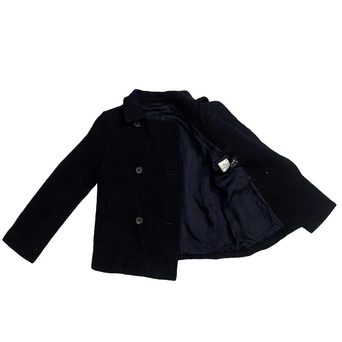 Margaret Howell Margarett Howell wool cropped double breasted coat jacket Size S / US 4 / IT 40 - 7 Thumbnail