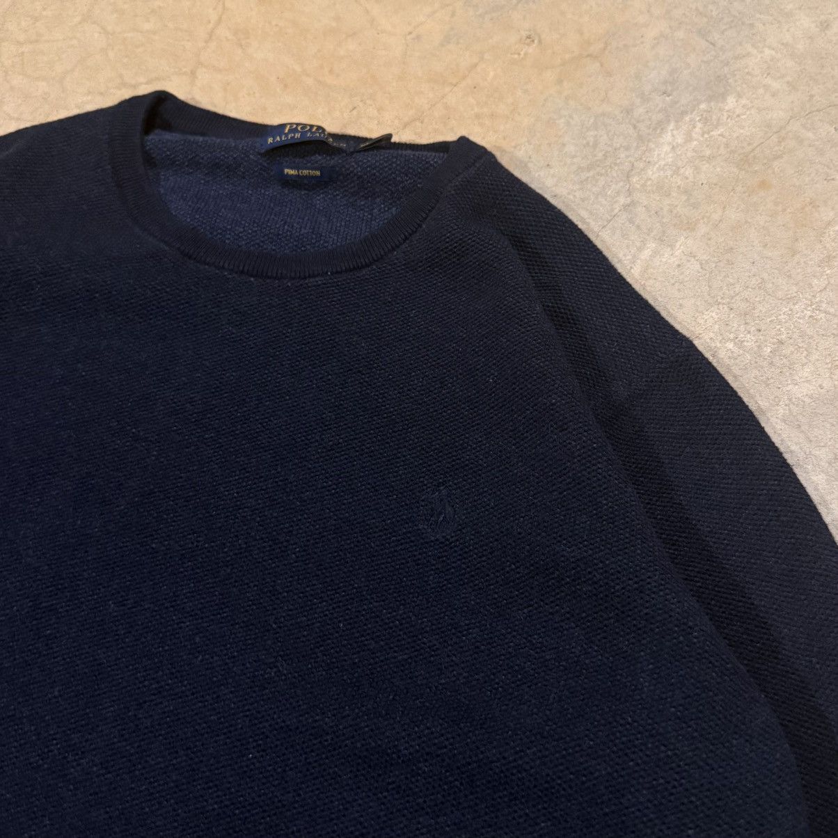 Polo Ralph Lauren Vtg Polo Ralph Lauren Pony Logo Pima Cotton Knit Sweater Size US XL / EU 56 / 4 - 3 Thumbnail