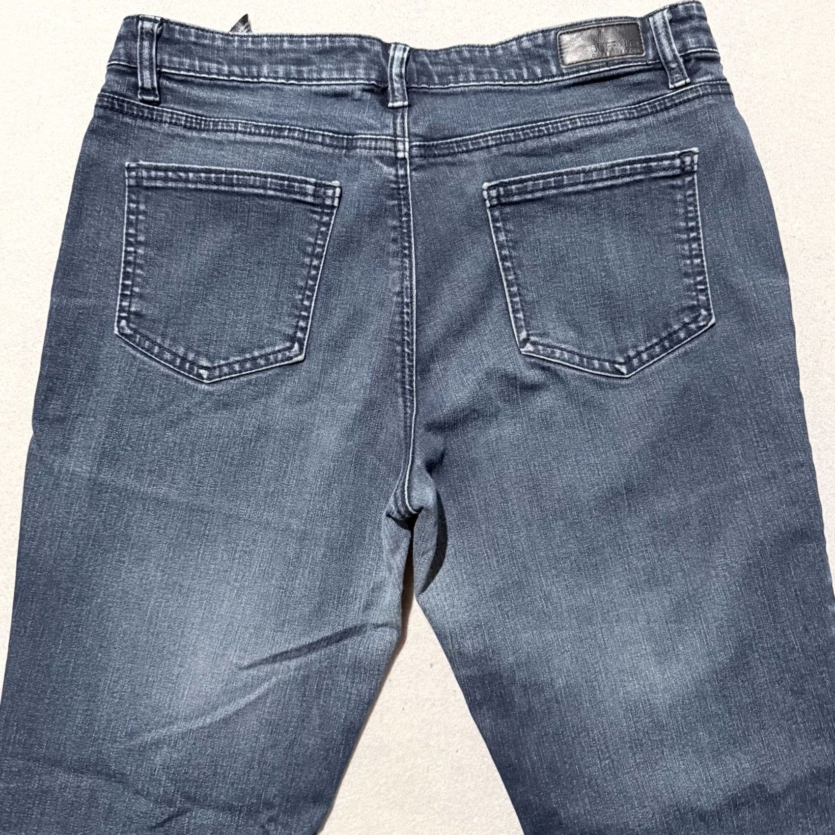 Buffalo David Bitton Buffalo David Bitton Jeans Women Blue Denim Stretch Slim Straight Zip Fly 10 Size 32" / US 10 / IT 46 - 4 Thumbnail
