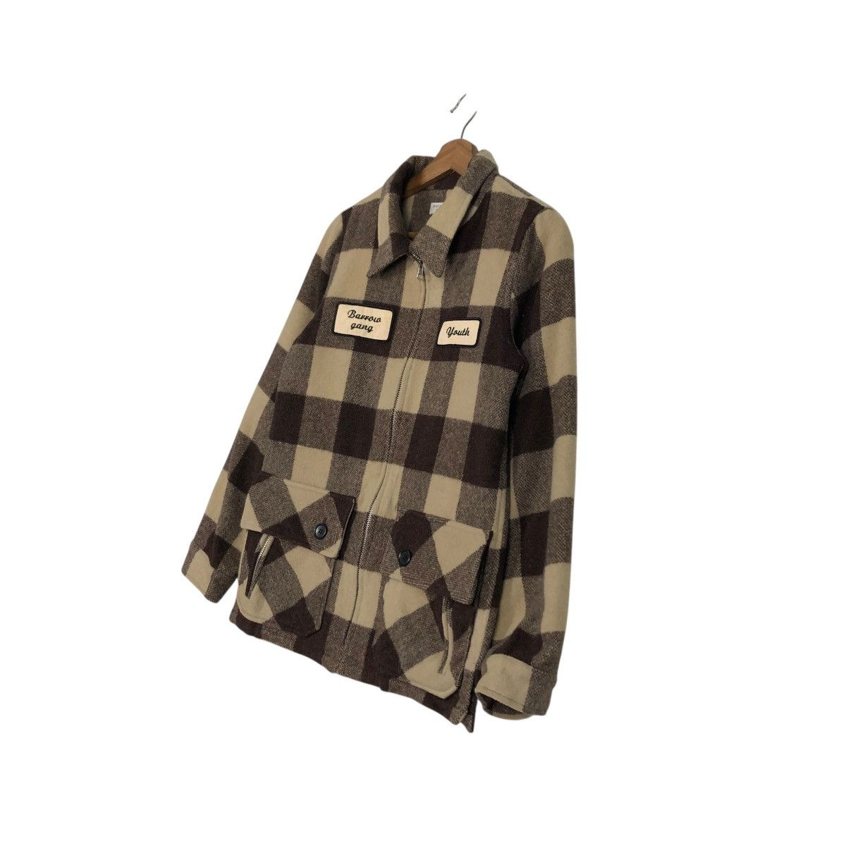 Vintage 🔥VINTAGE CHORE WOOL WORK JACKET TARTAN YOUTH ISSEY MIYAKE Size US S / EU 44-46 / 1 - 4 Thumbnail