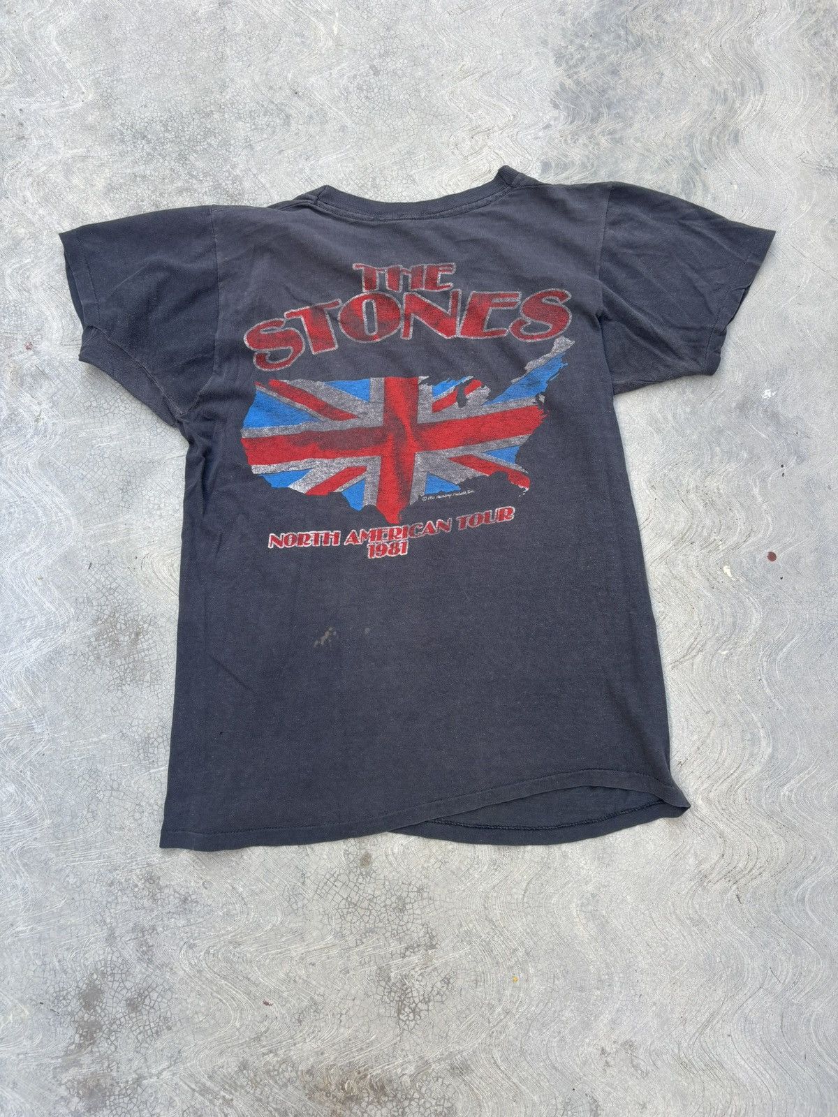 Band Tees Vintage 80s Rolling Stones T Shirt Size US L / EU 52-54 / 3 - 2 Thumbnail