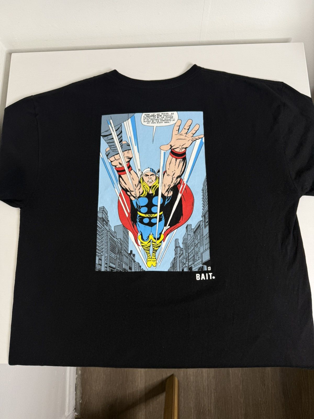 Bait Bait x Marvel Thor Tee "Black" (XL) *PREOWNED* Size US XL / EU 56 / 4 - 6 Thumbnail
