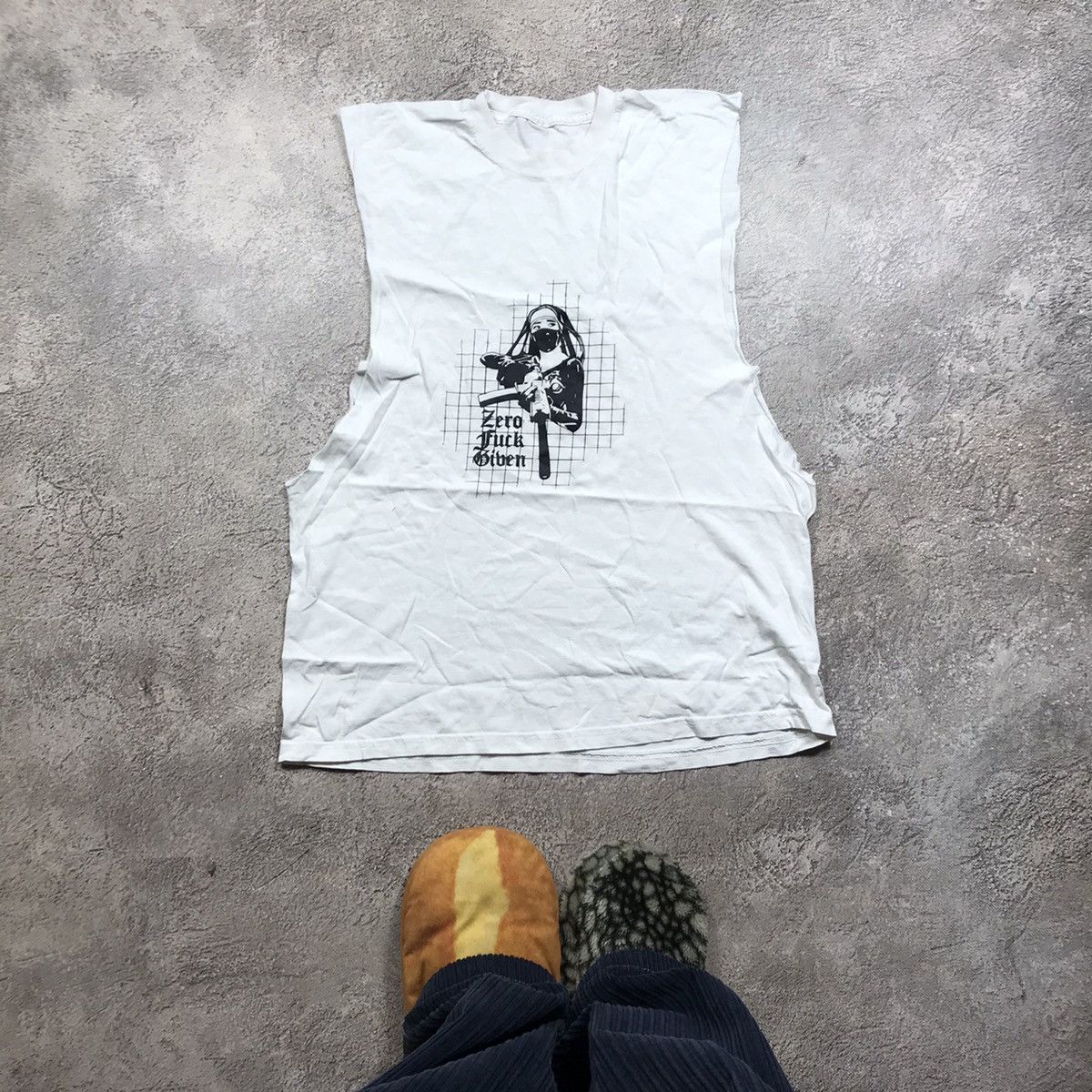 Vintage Vintage 90s Graphic Tank Top Y2K Grunge Streetwear Boxy L Size US L / EU 52-54 / 3 - 1 Thumbnail