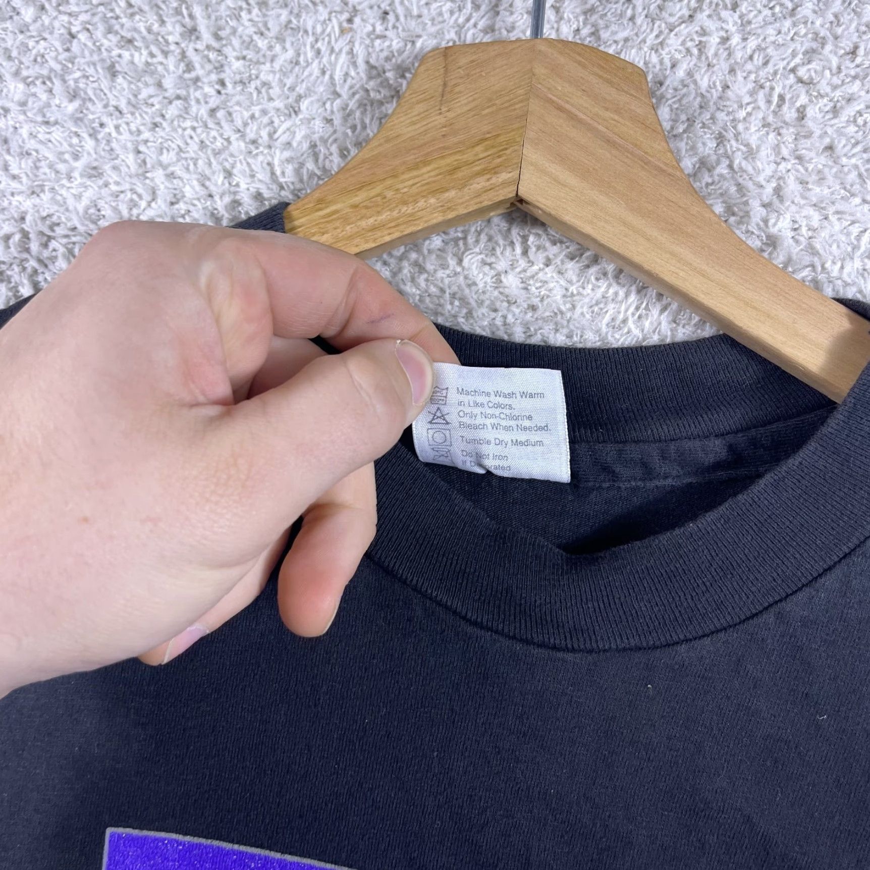 Hanes VINTAGE Hanes Beefy-T Ventura Missionary School T-Shirt Black XL Adult 90s Surf Jesus California 80s USA Men Size US L / EU 52-54 / 3 - 4 Thumbnail