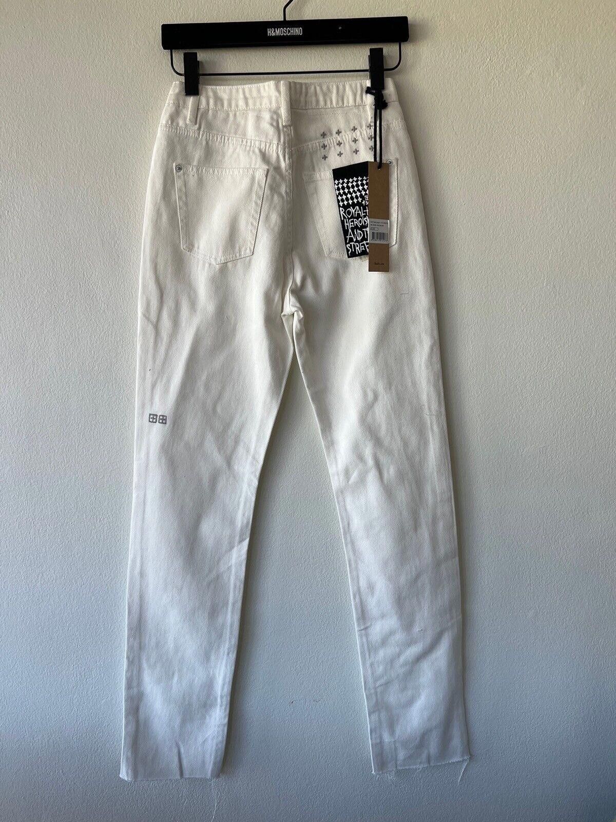 Ksubi new Ksubi womens denim jeans melrose white blanc split 25 7 Size 25" / US 0 / IT 36 - 4 Thumbnail