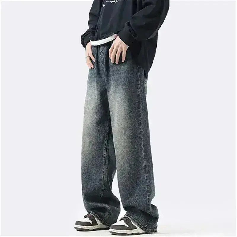 Japanese Brand Button Pocket Loose Jeans Size US 32 / EU 48 - 6 Thumbnail