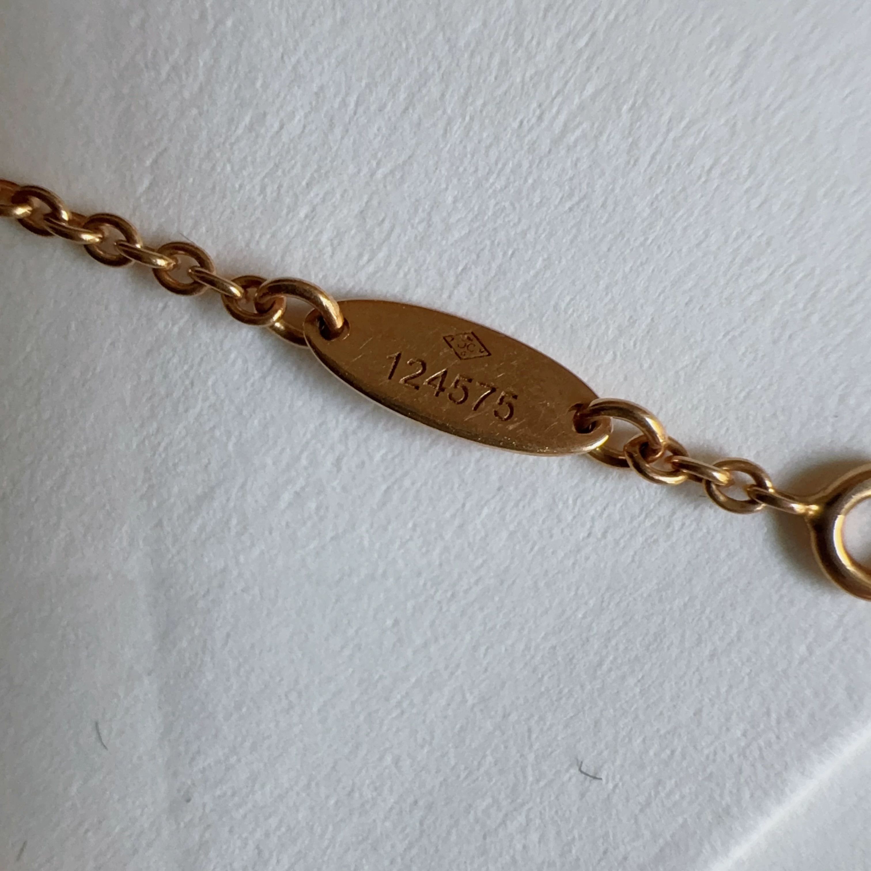 Dior DIOR rose gold 18k diamond & red agate bracelet Size ONE SIZE - 6 Thumbnail
