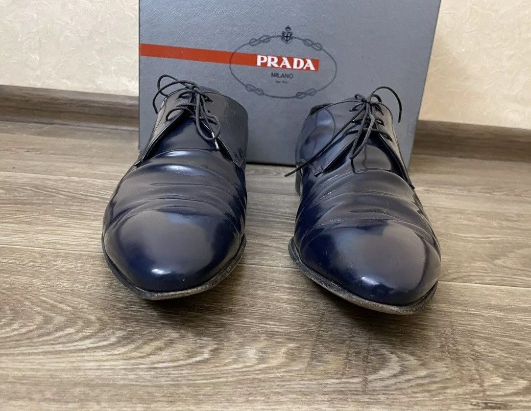 Prada Prada size 12 US dark blue Size US 12 / EU 45 - 2 Thumbnail