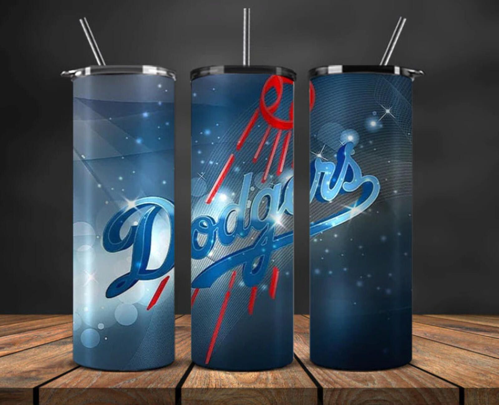 The Unbranded Brand 20 oz Los Angeles Dodgers MLB Baseball Tumbler Night Lights Size ONE SIZE - 1 Thumbnail