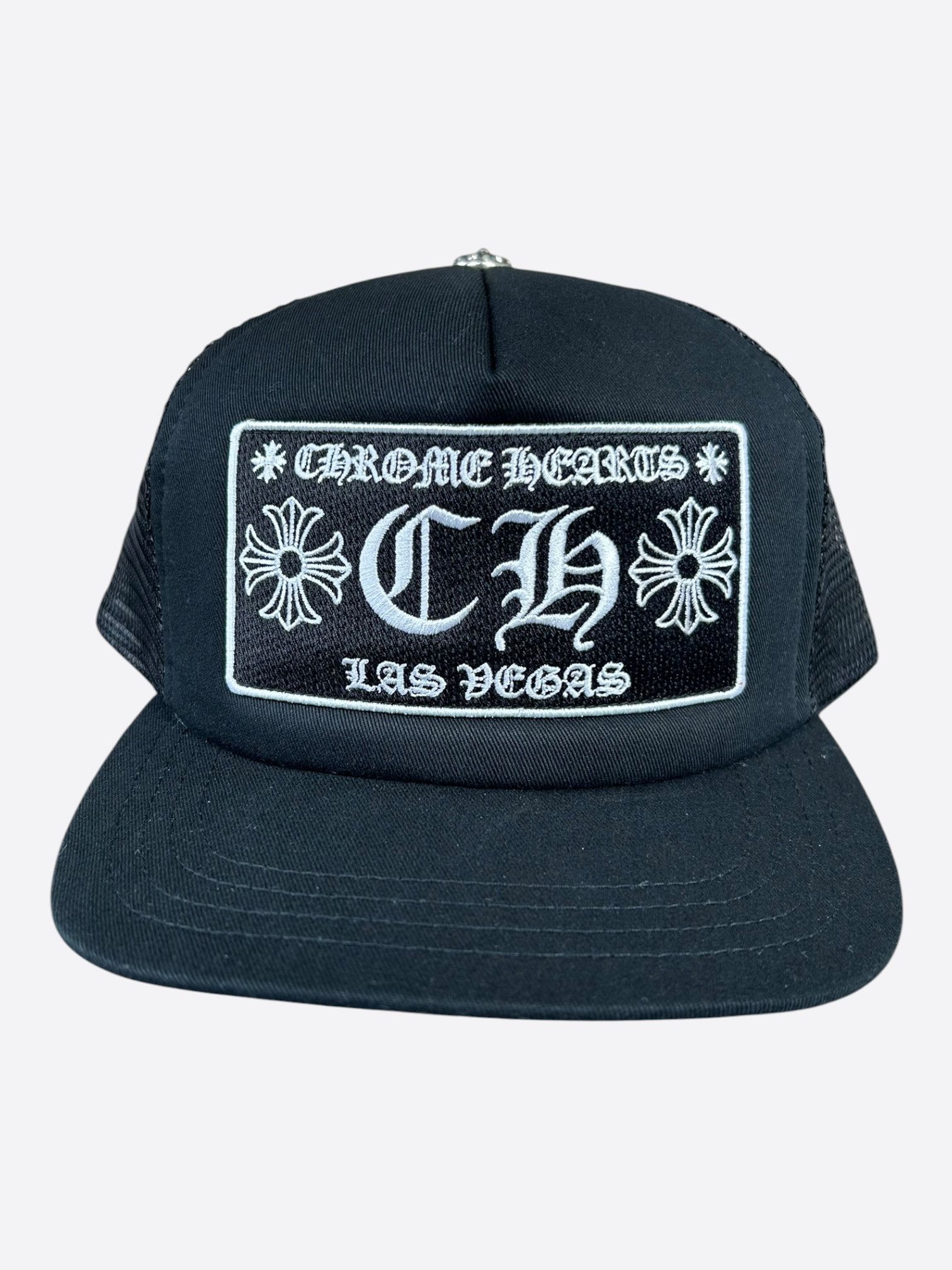 Chrome Hearts Chrome Hearts Black & White Las Vegas Trucker Hat Size ONE SIZE - 1 Thumbnail