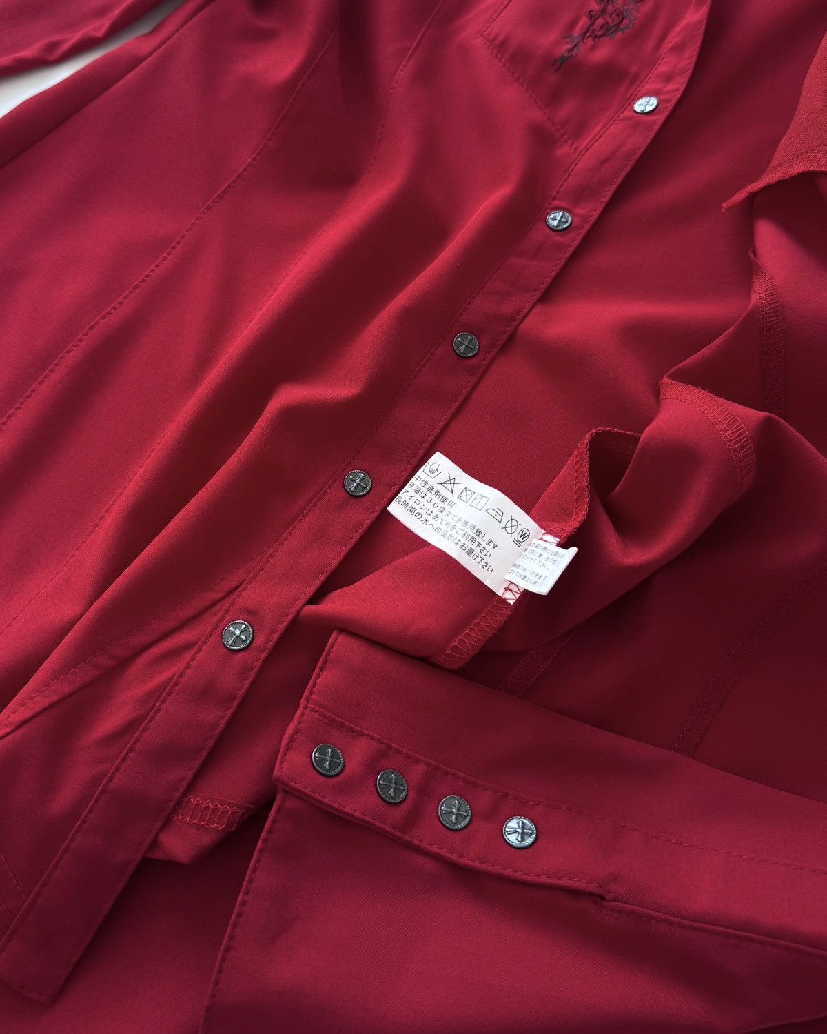 Japanese Brand Ozz Croce Gothic Button Shirt Size M / US 6-8 / IT 42-44 - 10 Thumbnail