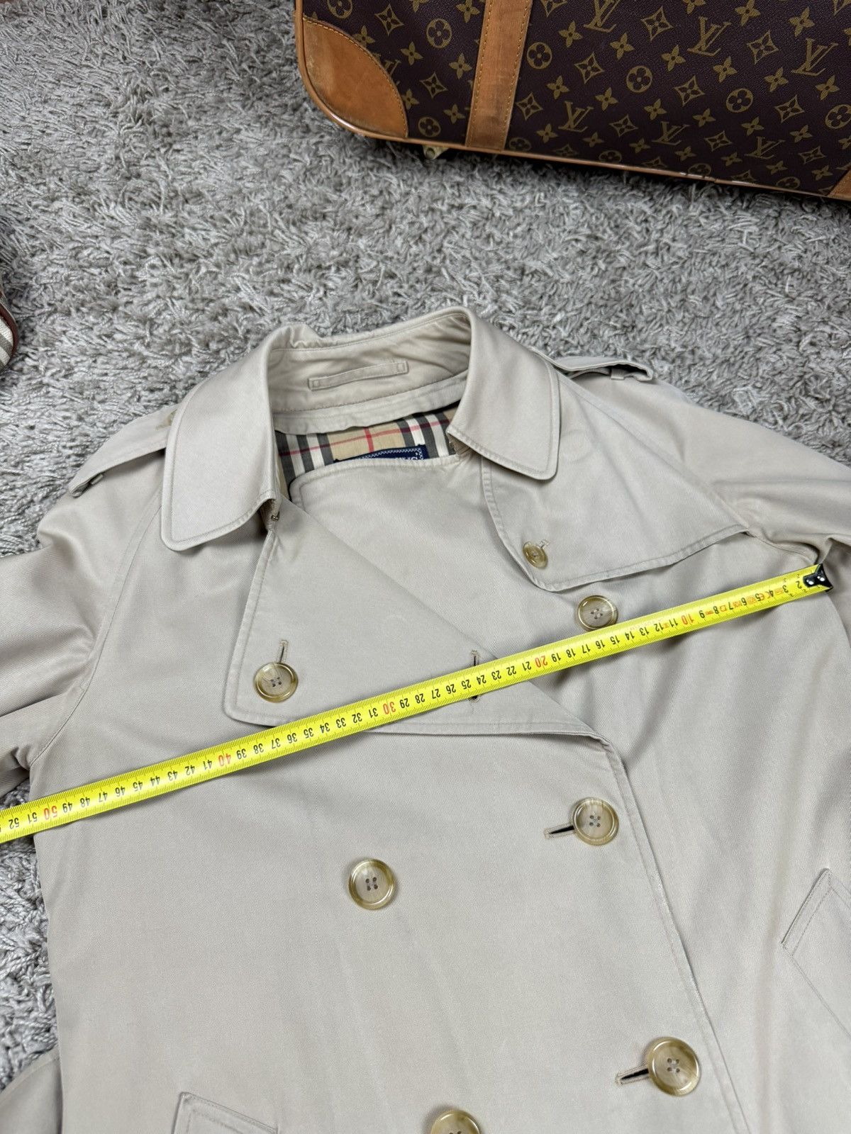 Burberry × Vintage Vintage trench coat Burberry original luxury streetwear item Size S / US 4 / IT 40 - 6 Thumbnail