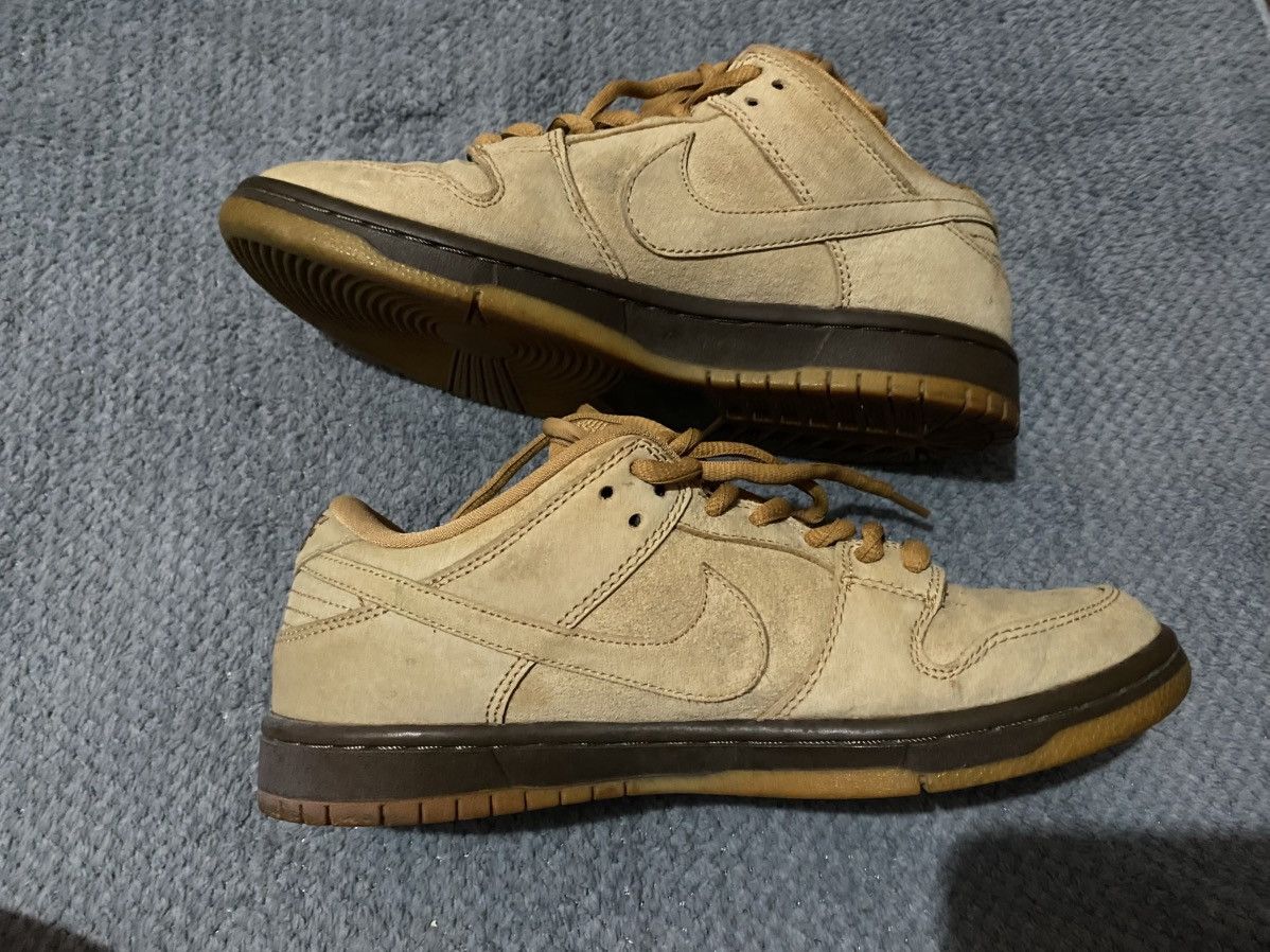 Nike SB Nike Sb dunk low pro "wheat Mocha" Size US 8 / EU 41 - 2 Thumbnail
