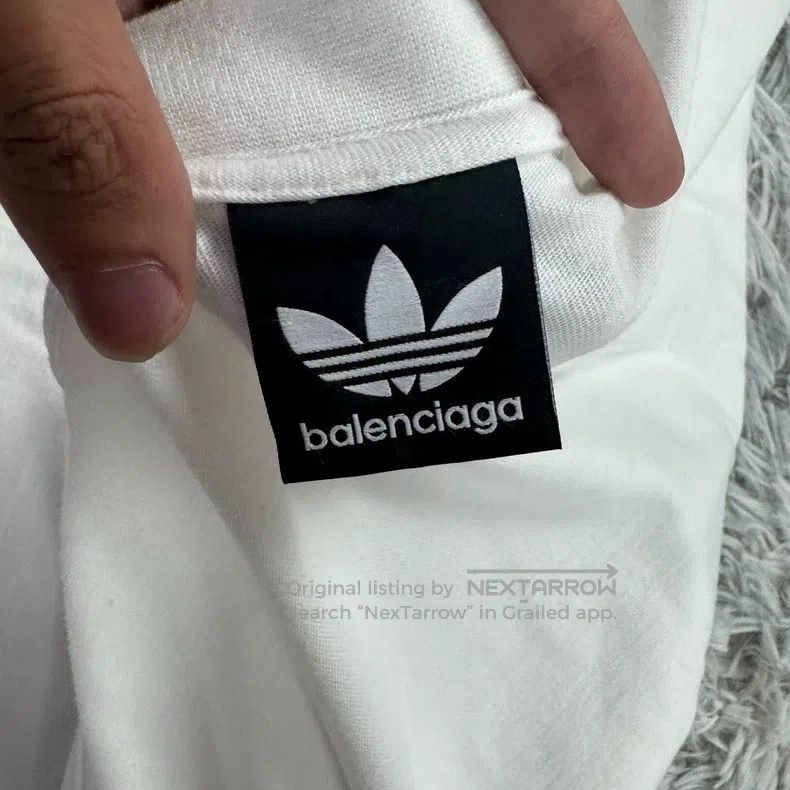 Balenciaga Balenciaga Adidas Co-branded Short Sleeve Size US S / EU 44-46 / 1 - 4 Thumbnail