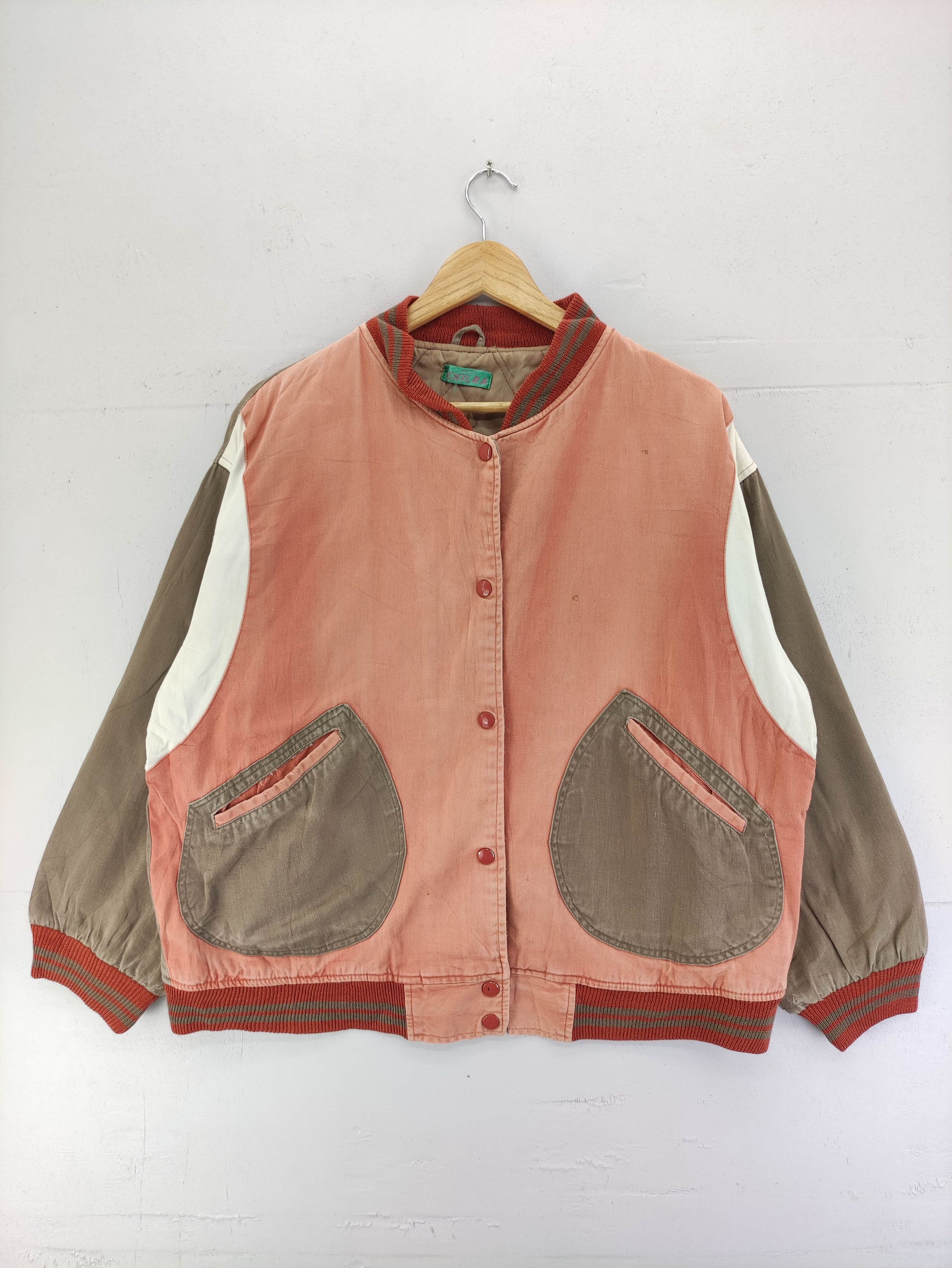 Vintage Vintage Chilra Faded Varsity Jacket Snap Button Size US XL / EU 56 / 4 - 1 Thumbnail