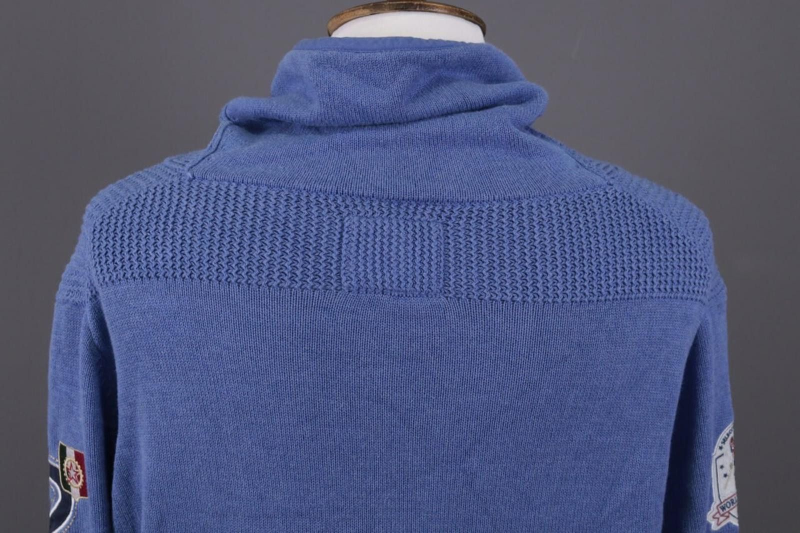 La Martina La Martina Buenos Aires Blue Knit Sweater Size 2XL / XXL Size US XXL / EU 58 / 5 - 12 Thumbnail