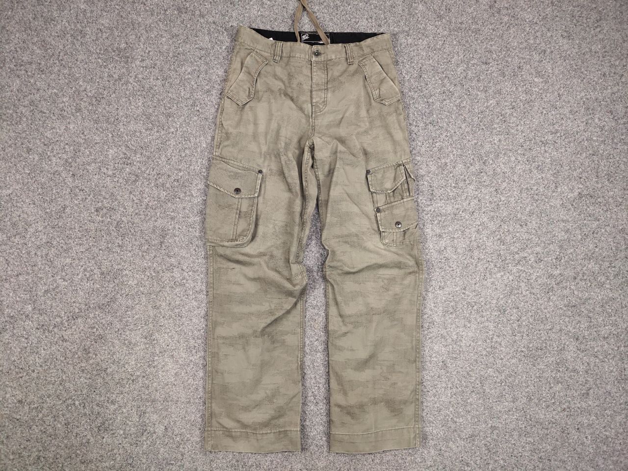 Japanese Brand Vintage 90's junya watanabe style Cargo Baggy camo Pants Size US 33 - 10 Thumbnail
