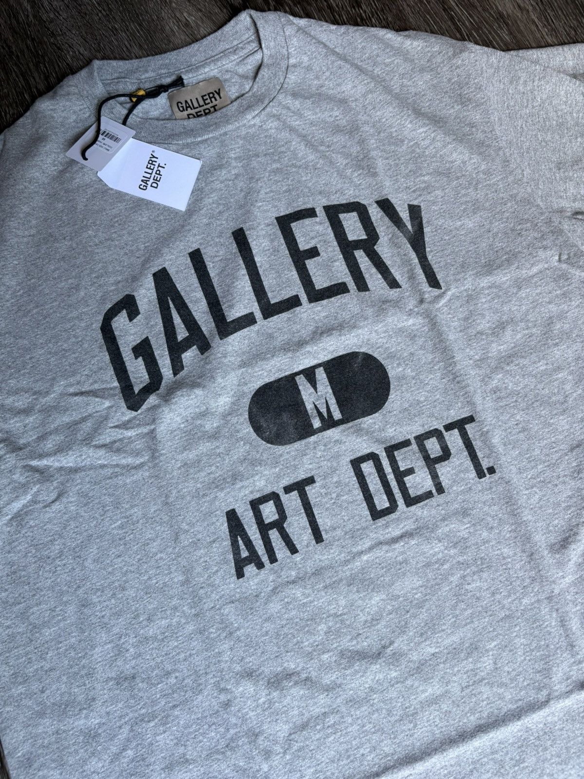 Gallery Dept. Gallery Dept. Grey Gym Tee Shirt Size US M / EU 48-50 / 2 - 2 Thumbnail
