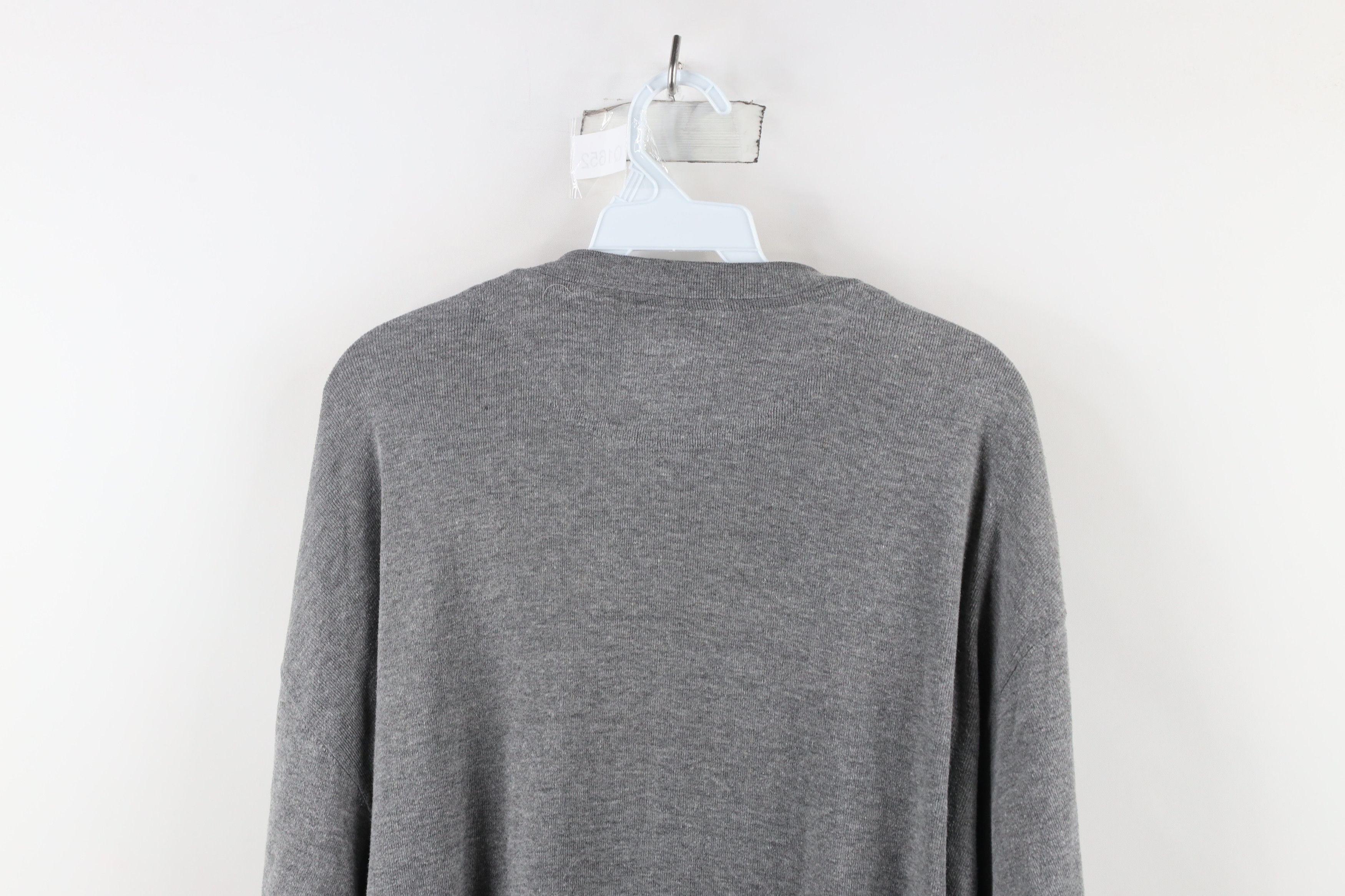 Vintage Vintage 90s Streetwear Knit Long Sleeve Henley T-Shirt Size US XXL / EU 58 / 5 - 12 Thumbnail