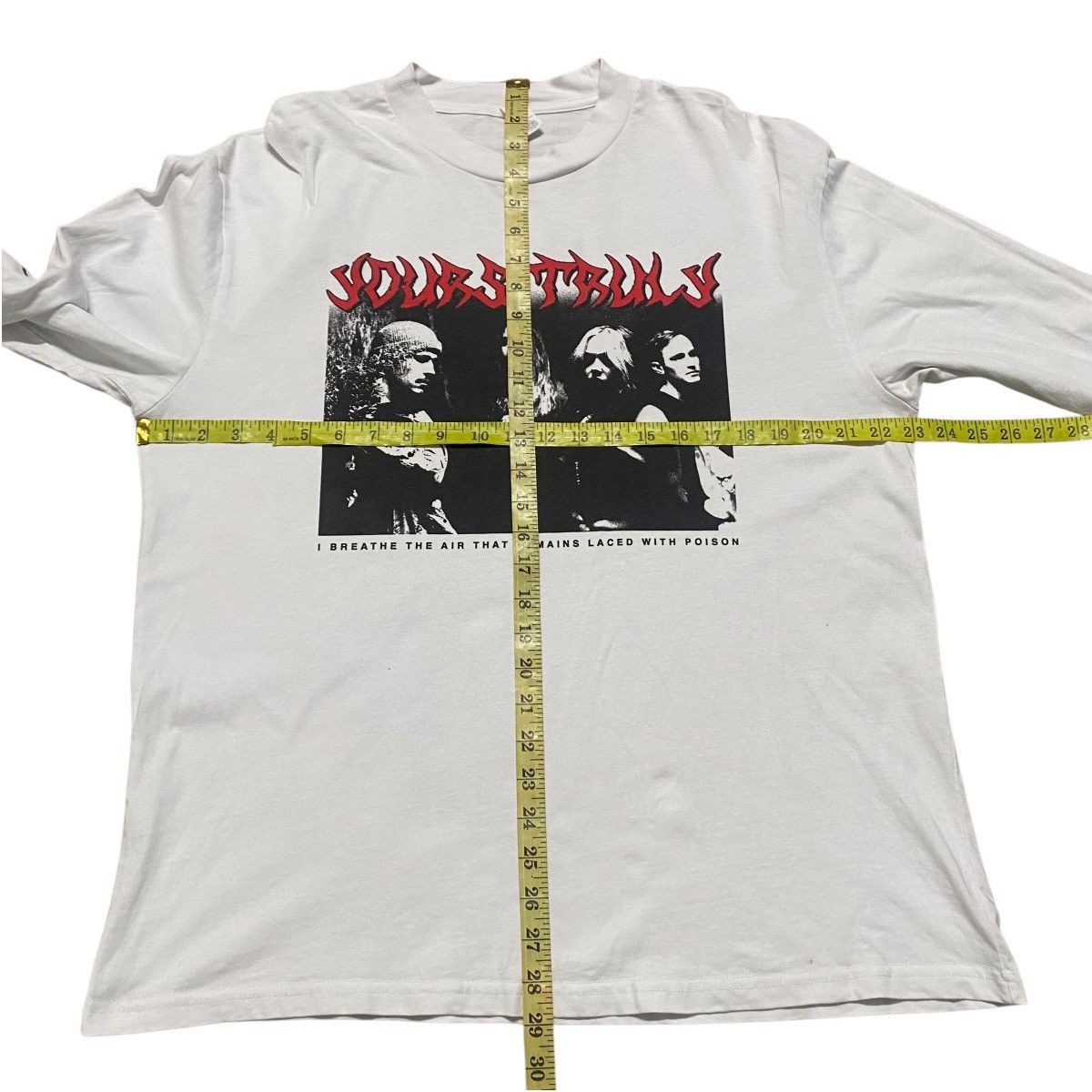 Band Tees Yours Truly Band Shirt Longsleeve 'walk over my grane' Size US L / EU 52-54 / 3 - 8 Thumbnail