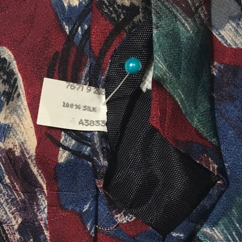 Other Wembley Vintage Abstract Silk Necktie Size ONE SIZE - 4 Thumbnail