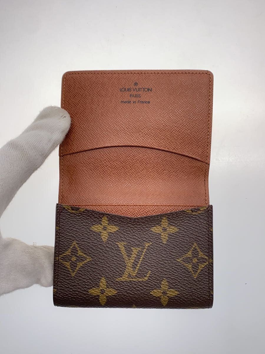 Louis Vuitton Louis Vuitton Monogram Canvas Envelope Carte de Visite Brown Size ONE SIZE - 4 Thumbnail