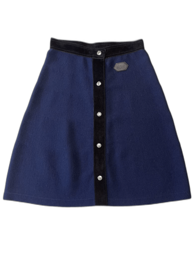 Louis Vuitton Louis Vuitton Women's Knit Half Skirt Size S Size 23" - 1 Thumbnail