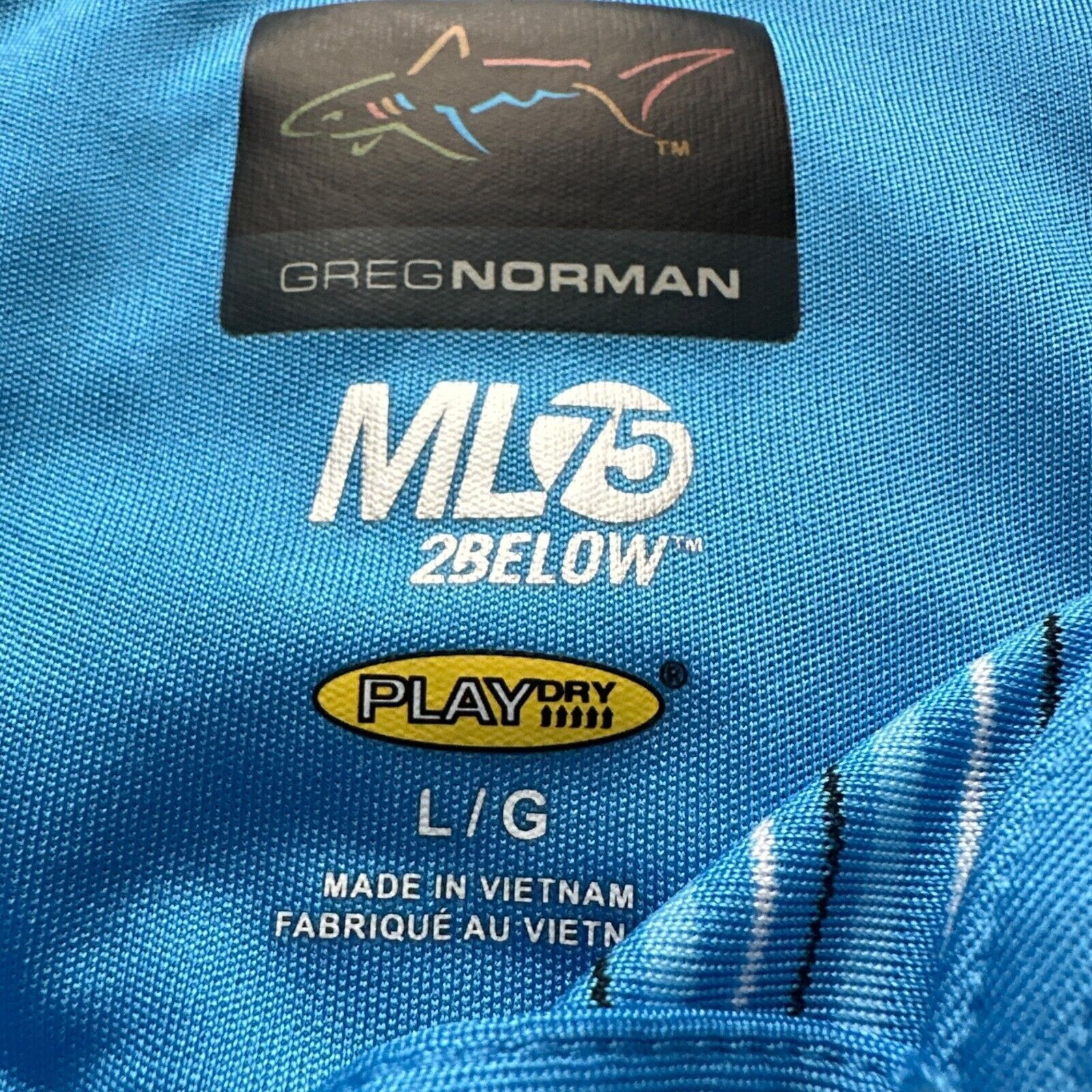 Greg Norman Greg Norman Polo Shirt Men Large Blue Woodstone Country Club Size US L / EU 52-54 / 3 - 6 Thumbnail