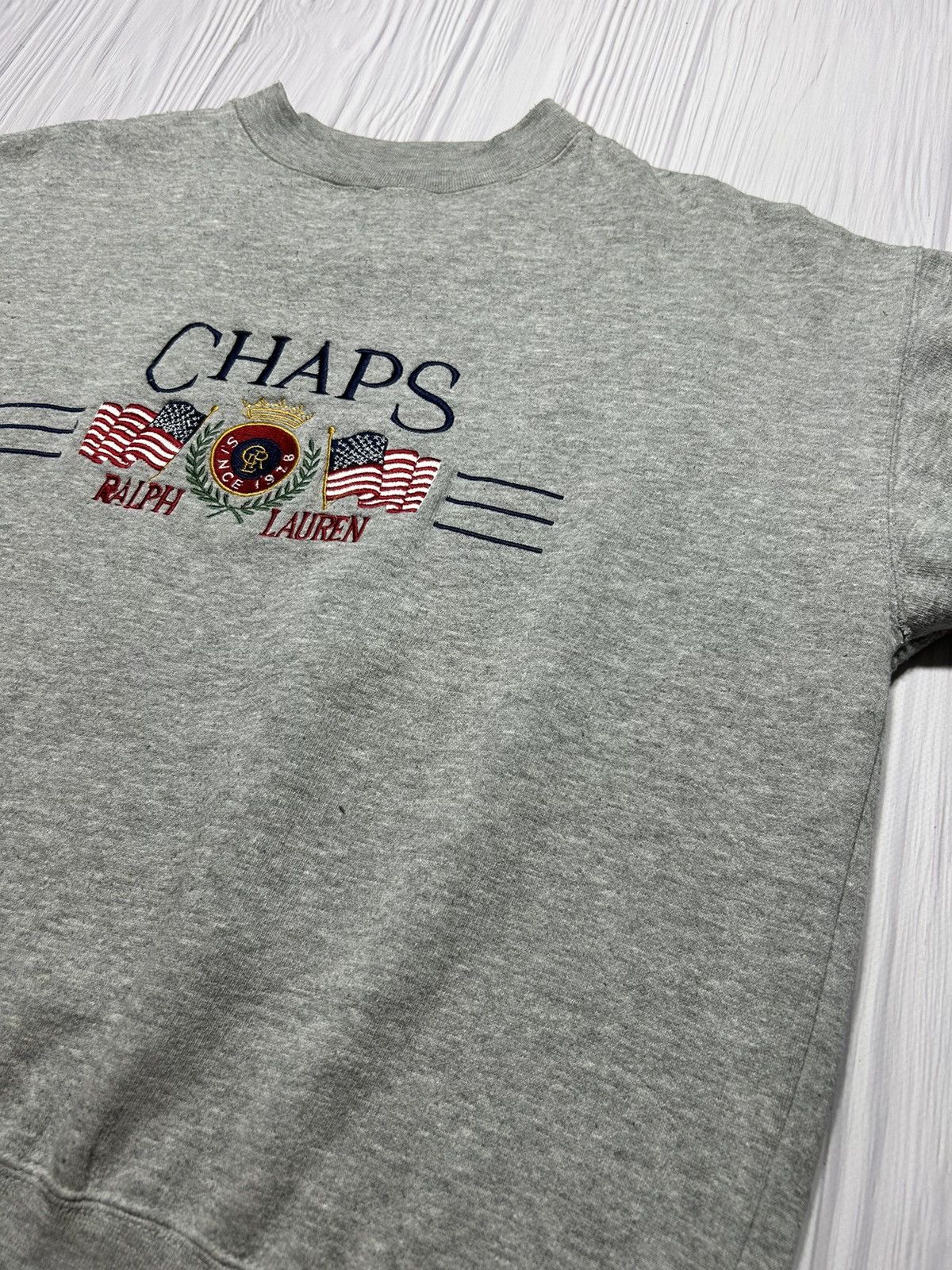 Chaps Ralph Lauren Vintage 90s Chaps Ralph Lauren Big Logo Sweatshirt Size M Size US M / EU 48-50 / 2 - 5 Thumbnail