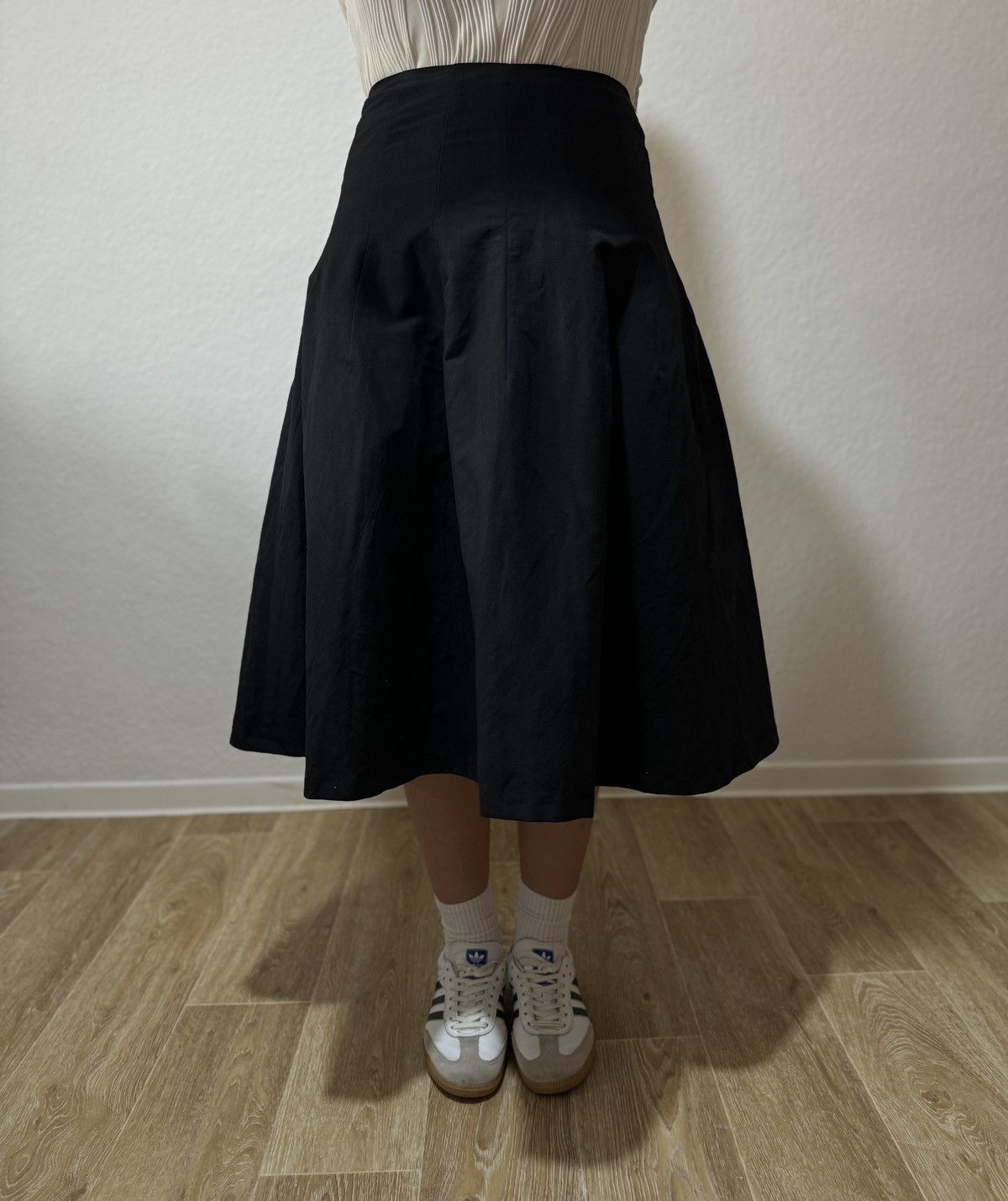 Designer × Dries Van Noten ARCHIVE DRIES VAN NOTEN CARKAS FRAME MAXI BLACK SKIRT SIZE42 Size 28" / US 6 / IT 42 - 1 Thumbnail