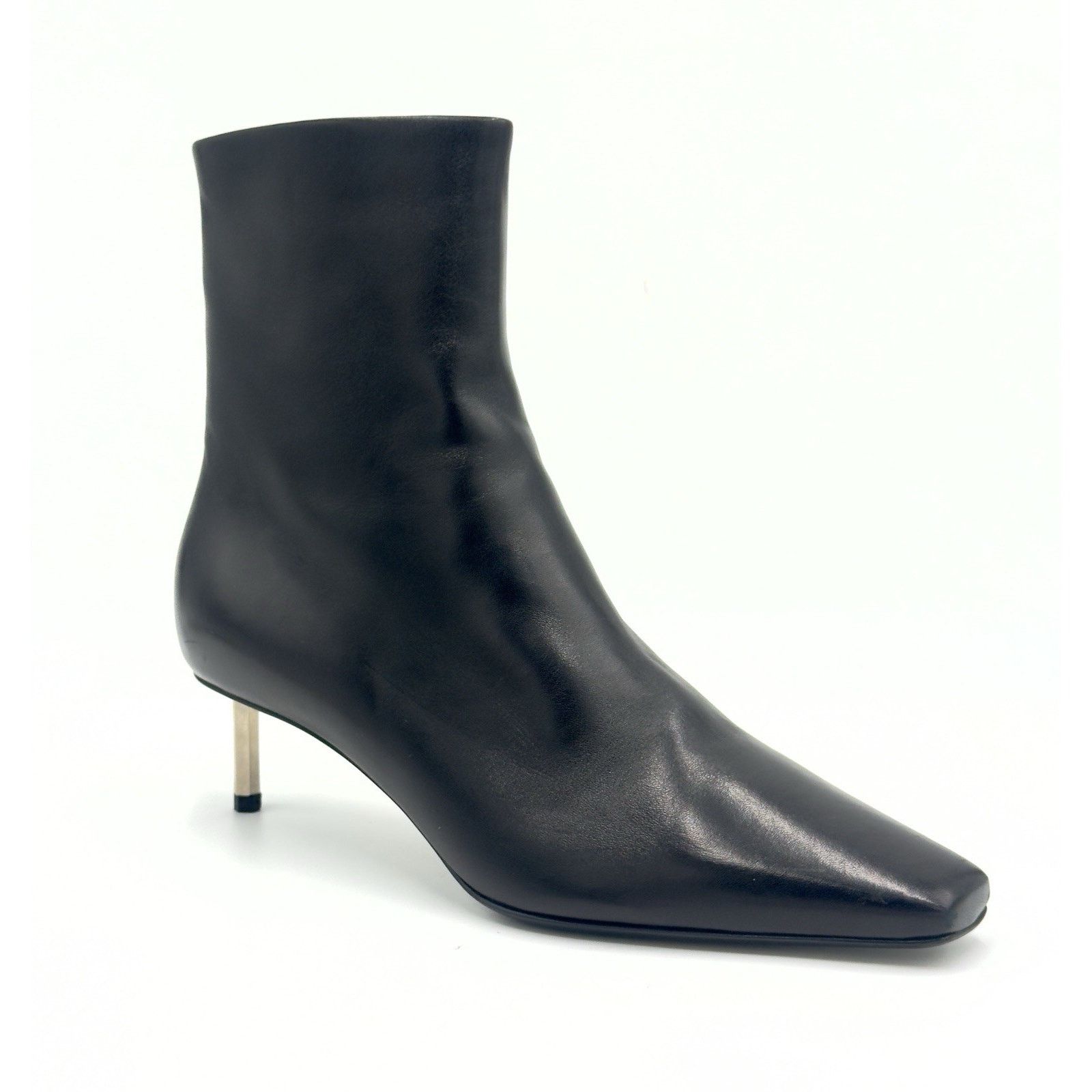 Off-White Allen ankle boots Donna Nero Smooth Napa Calfskin Size 38/8 Size US 8 / IT 38 - 1 Thumbnail