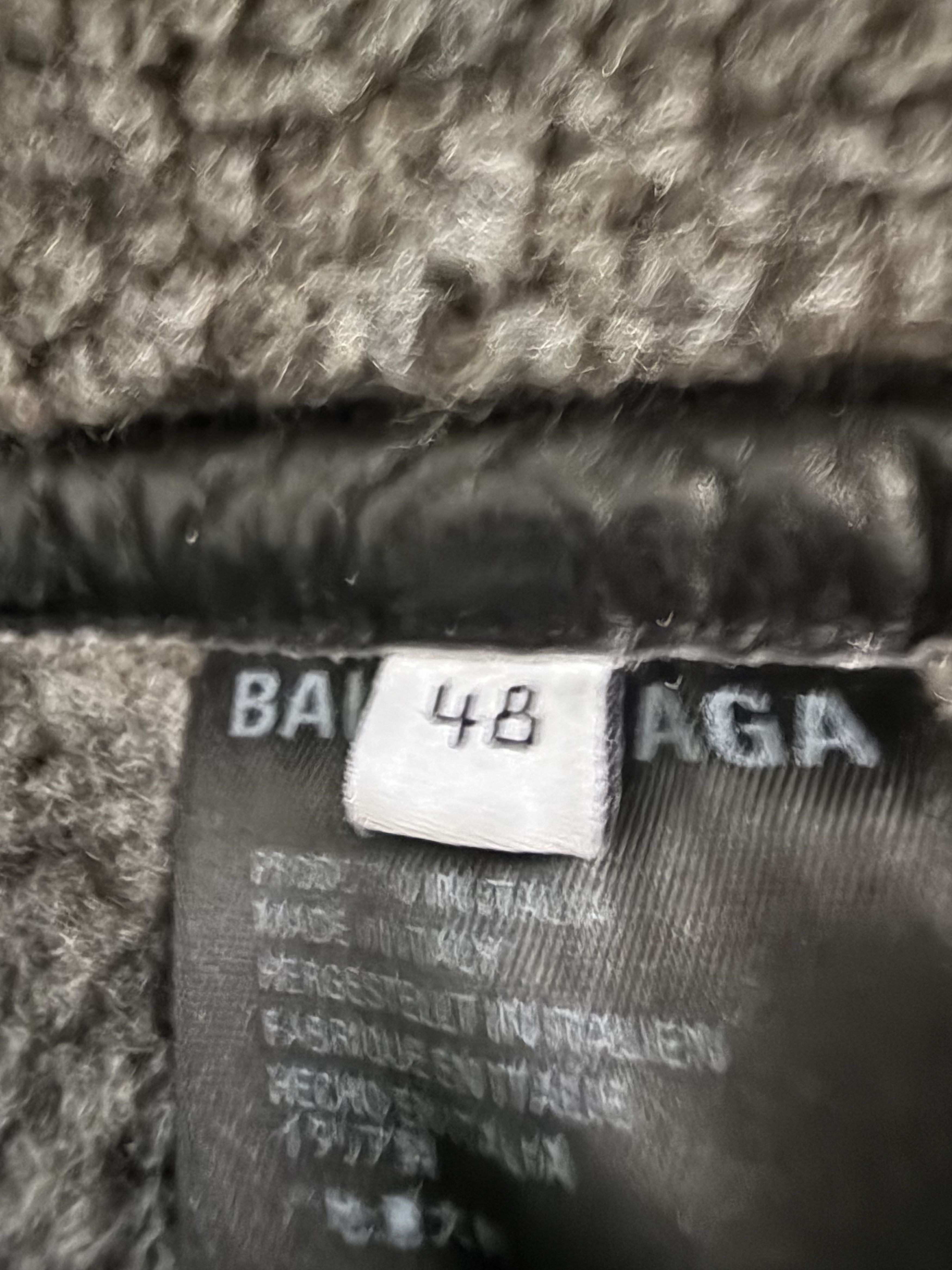 Balenciaga Hooded Shearling Jacket Leather Size US M / EU 48-50 / 2 - 18 Thumbnail